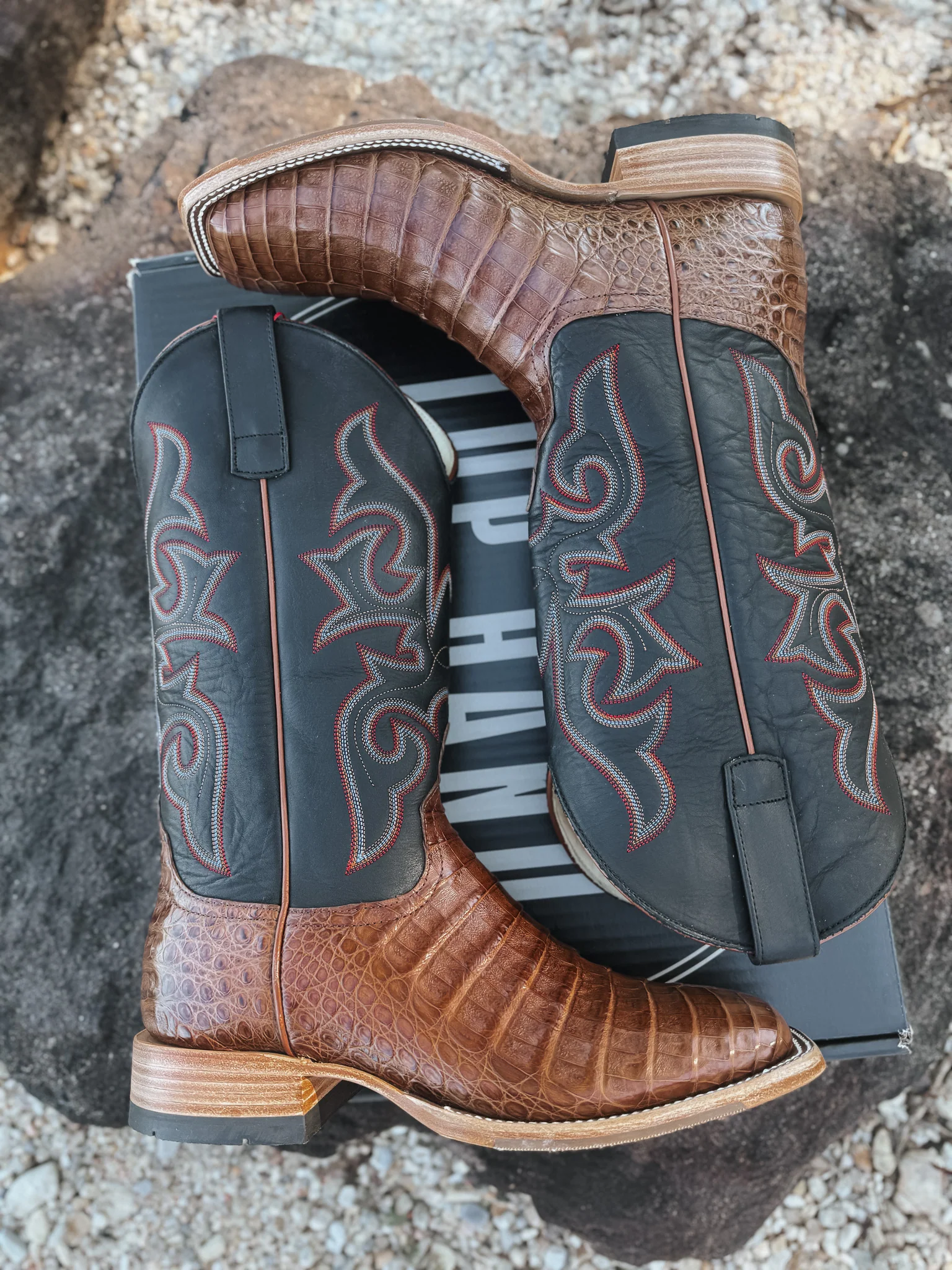 Men's Horse Power Cigar Caiman Boots - Image 9