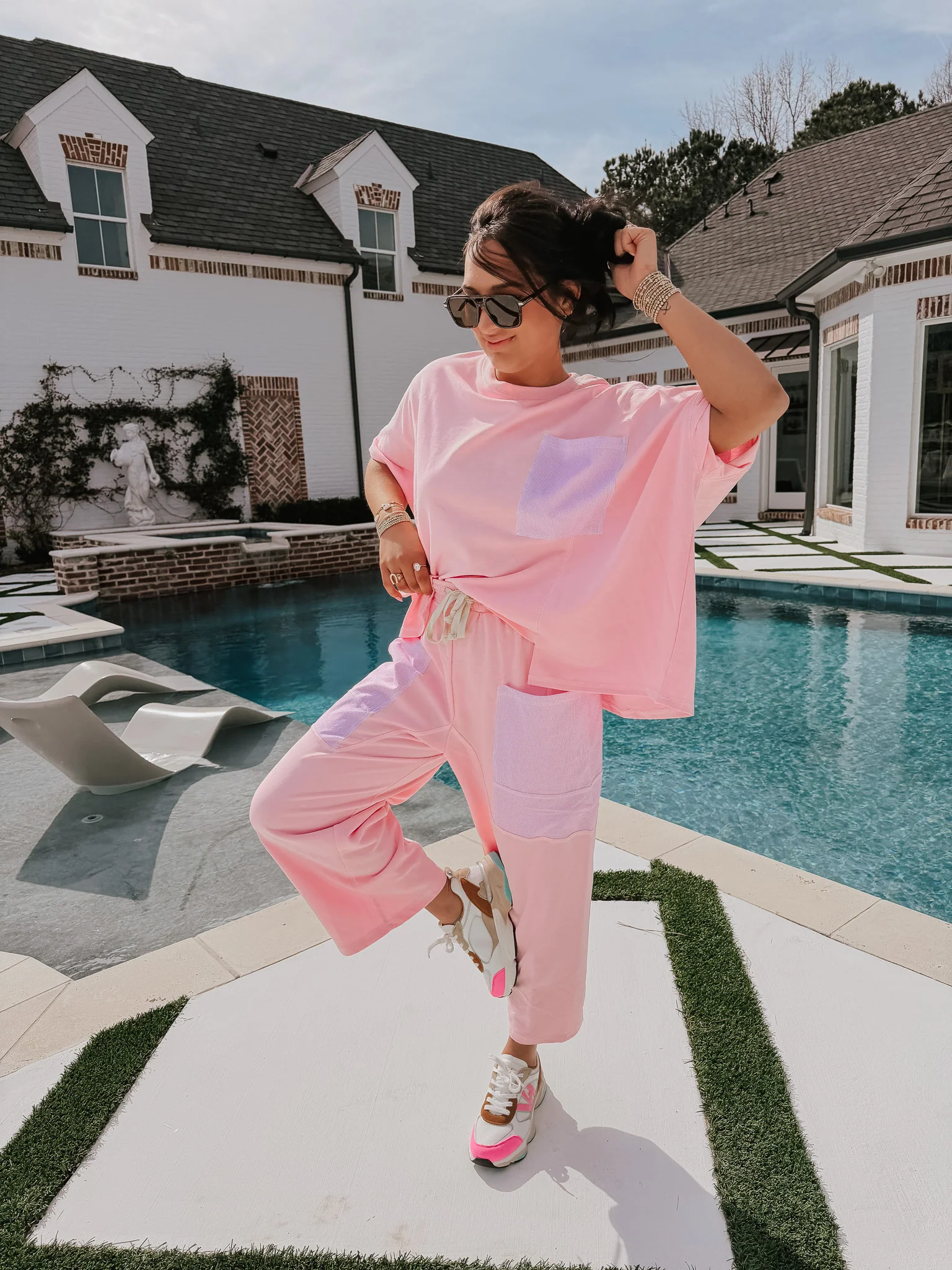 Line & Leisure Pink Oversized Set - Image 6