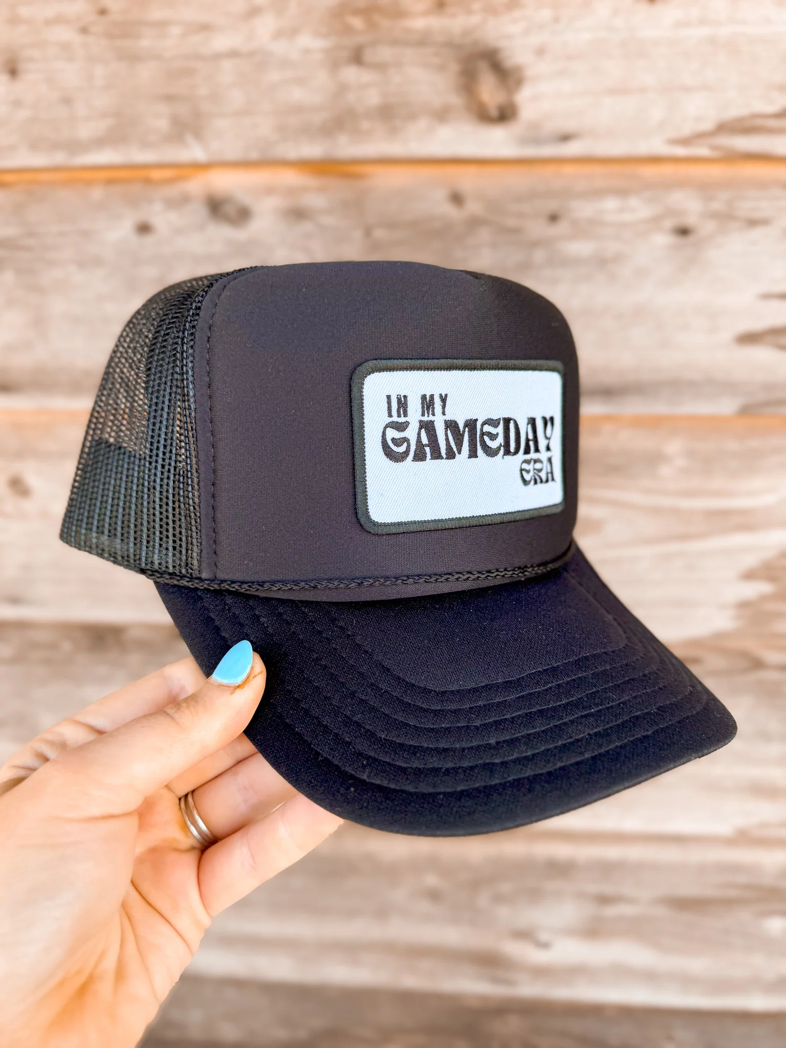 In My Gameday Era Embroidered Patch Trucker - Image 3