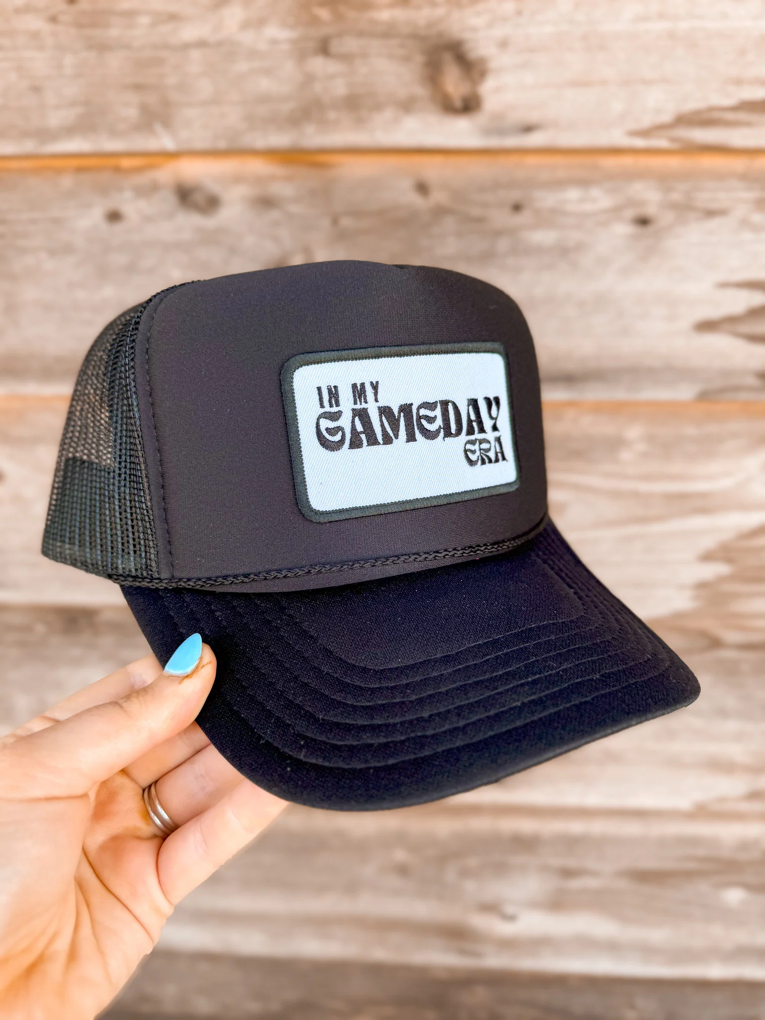In My Gameday Era Embroidered Patch Trucker - Image 4