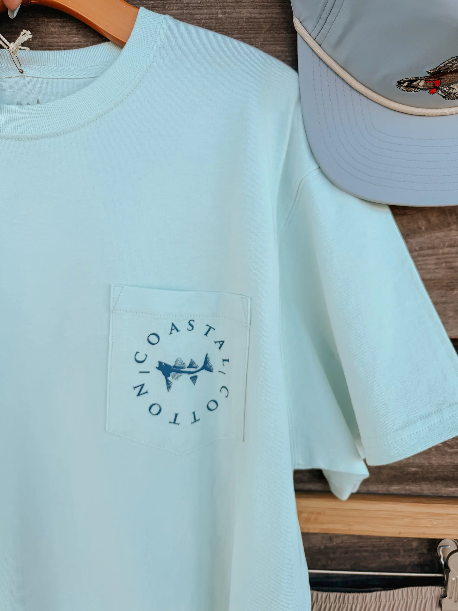 Men's Coastal Cotton Tarpon T-Shirt - Reef - Image 5