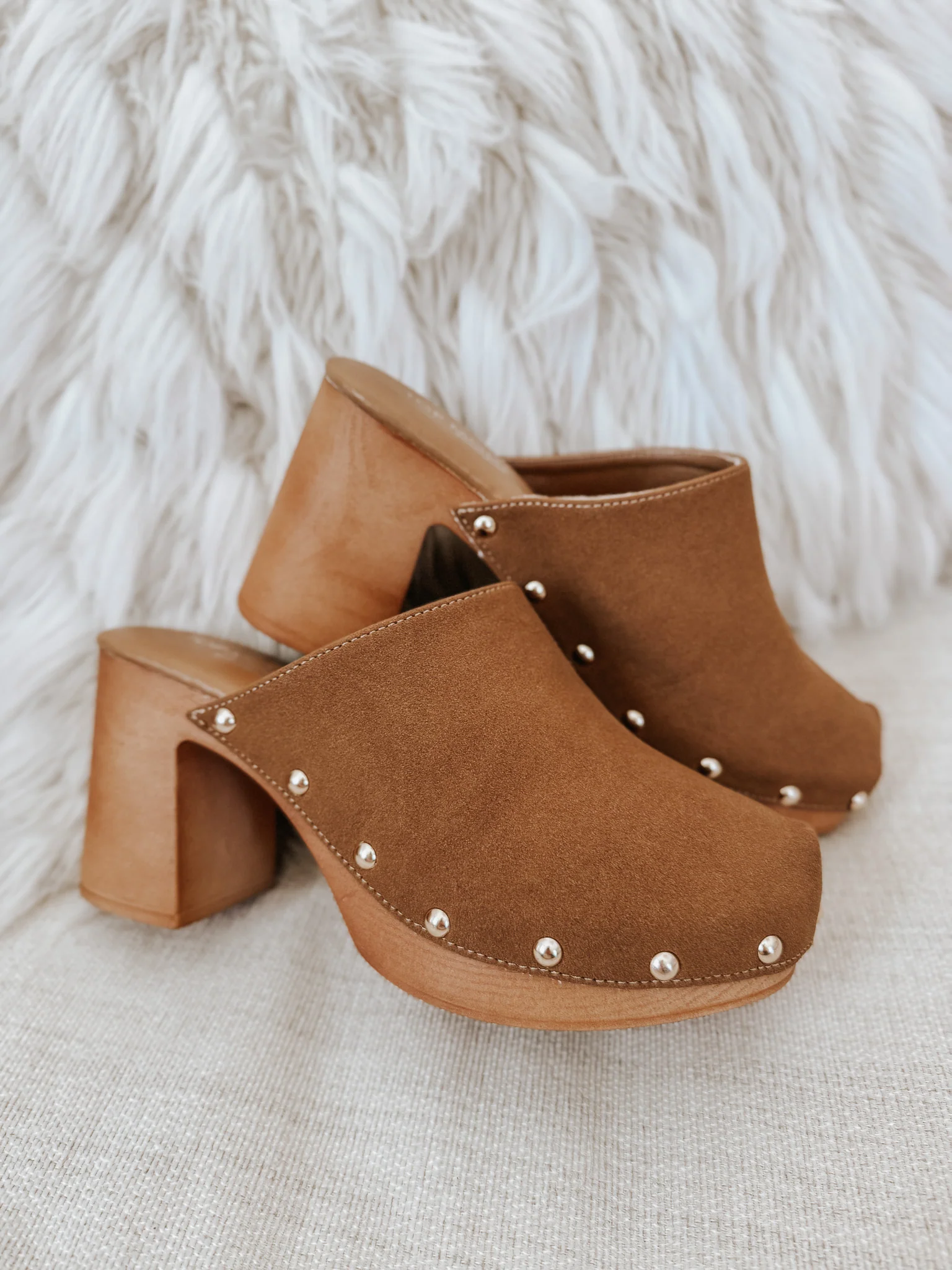 The Abbey Studded Wood Clog - Image 6