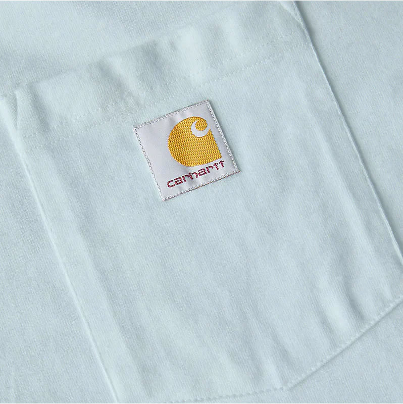 Carhartt Men's K87 Loose Fit T-Shirt in Early Fog - Image 3