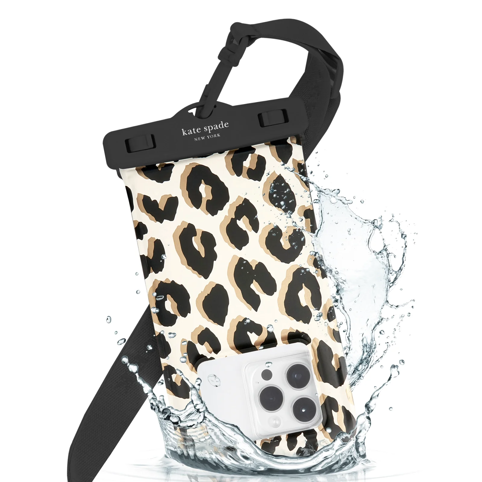 Kate Spade Waterproof Pouch - Leopard