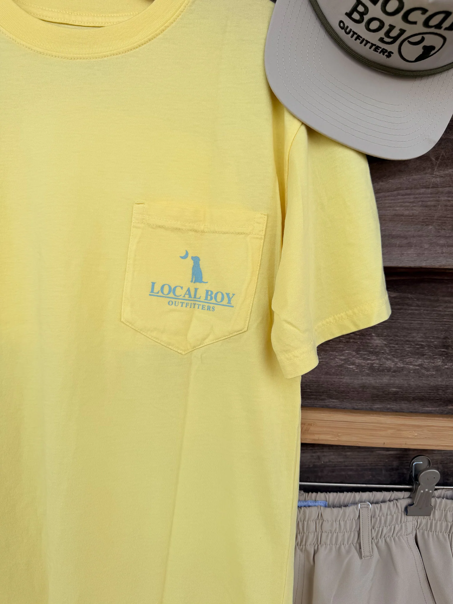 Local Boy Sandy Red T-Shirt in Yellow - Image 4
