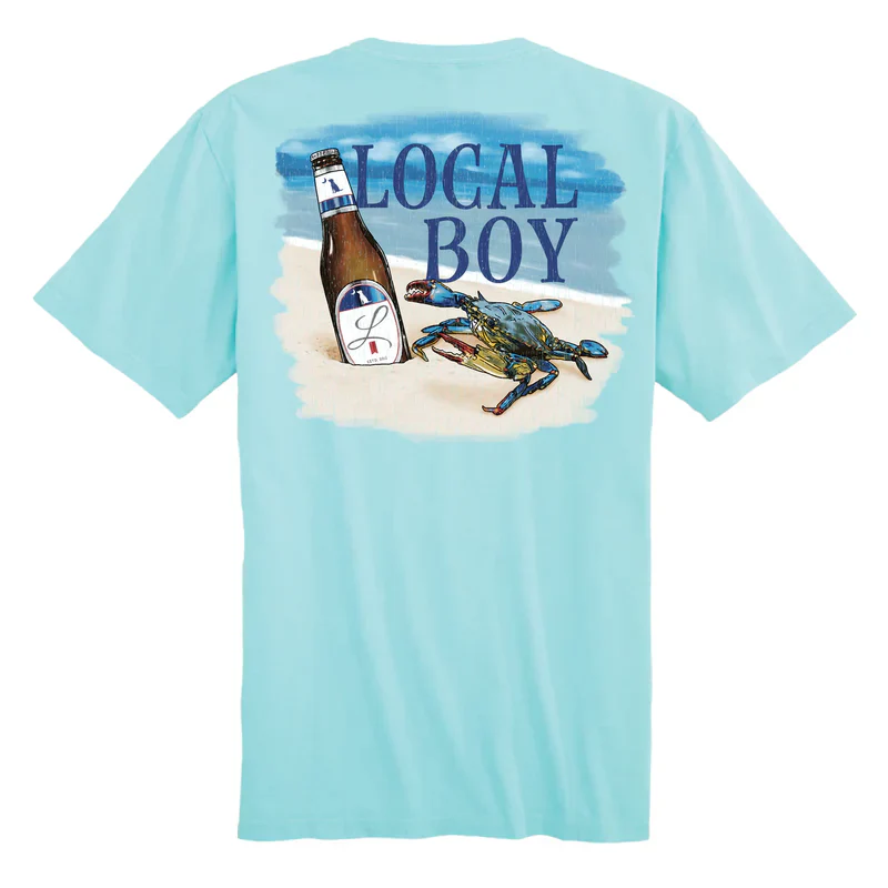 Local Boy Sandy Crab T-Shirt - Image 3