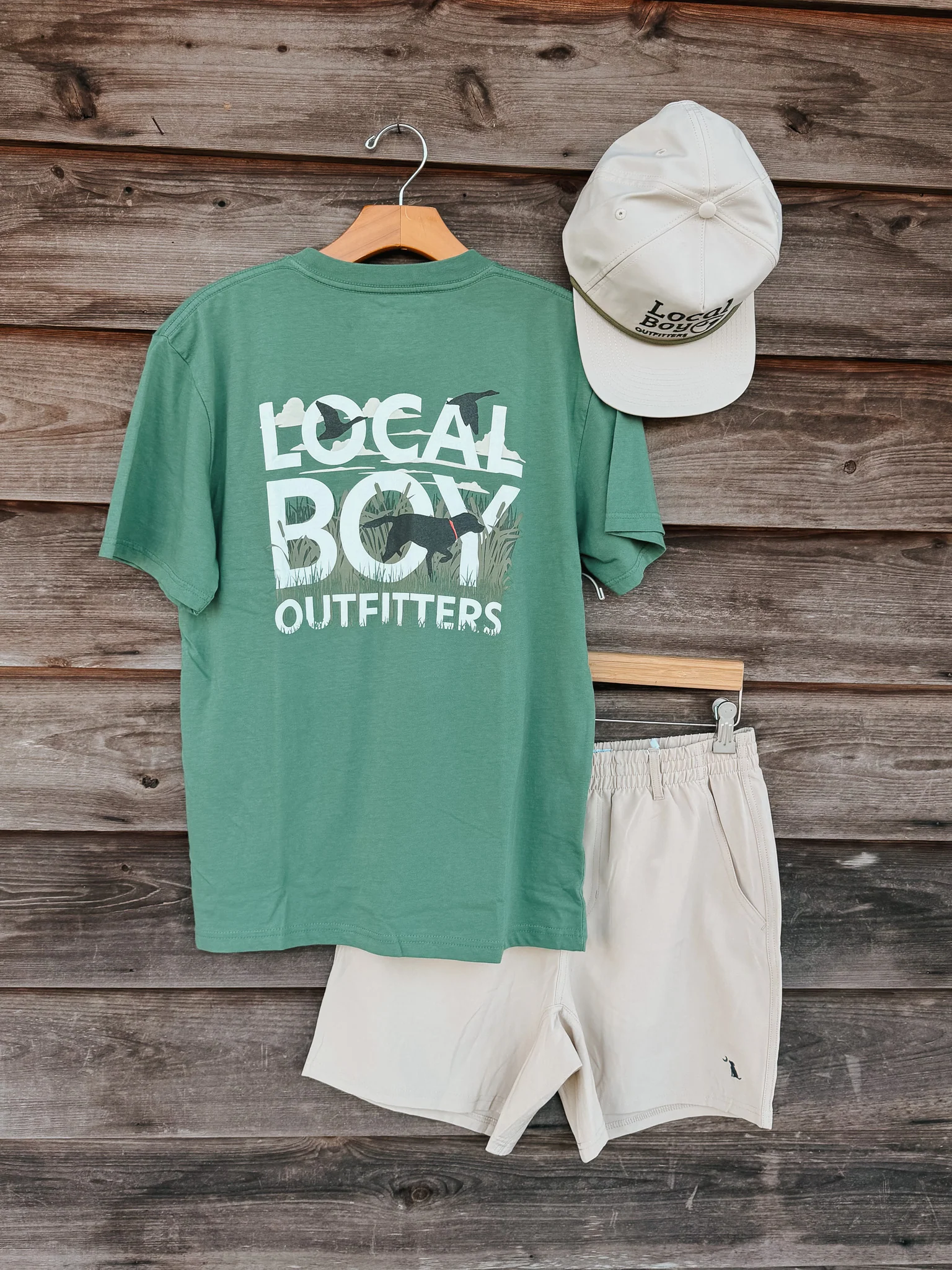 Local Boy Text and Tail T-Shirt