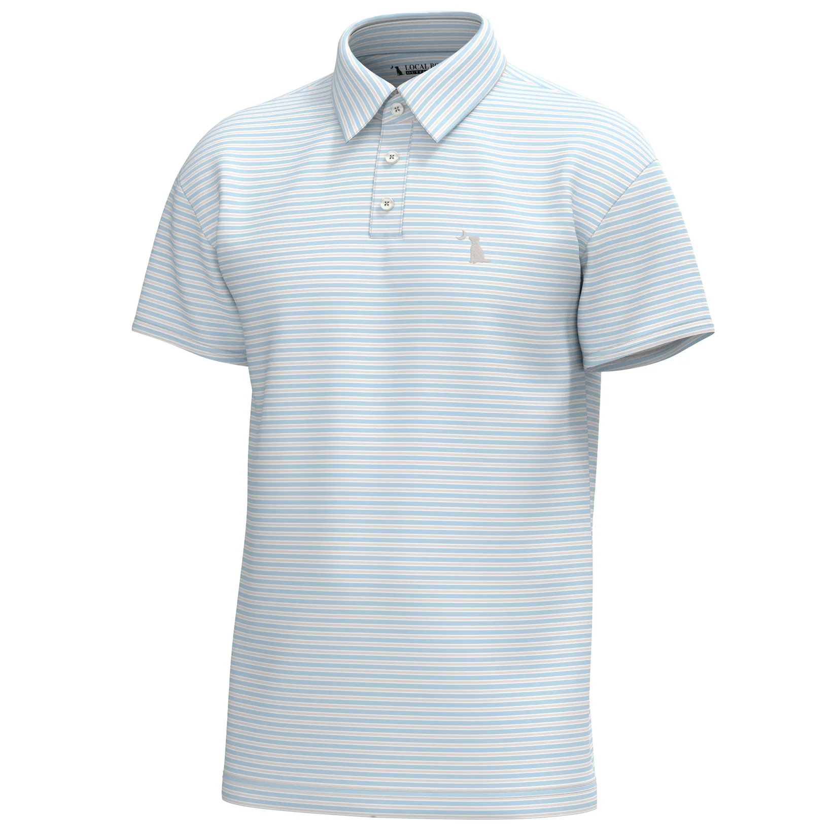 Local Boy Surfside Polo Ice in Blue