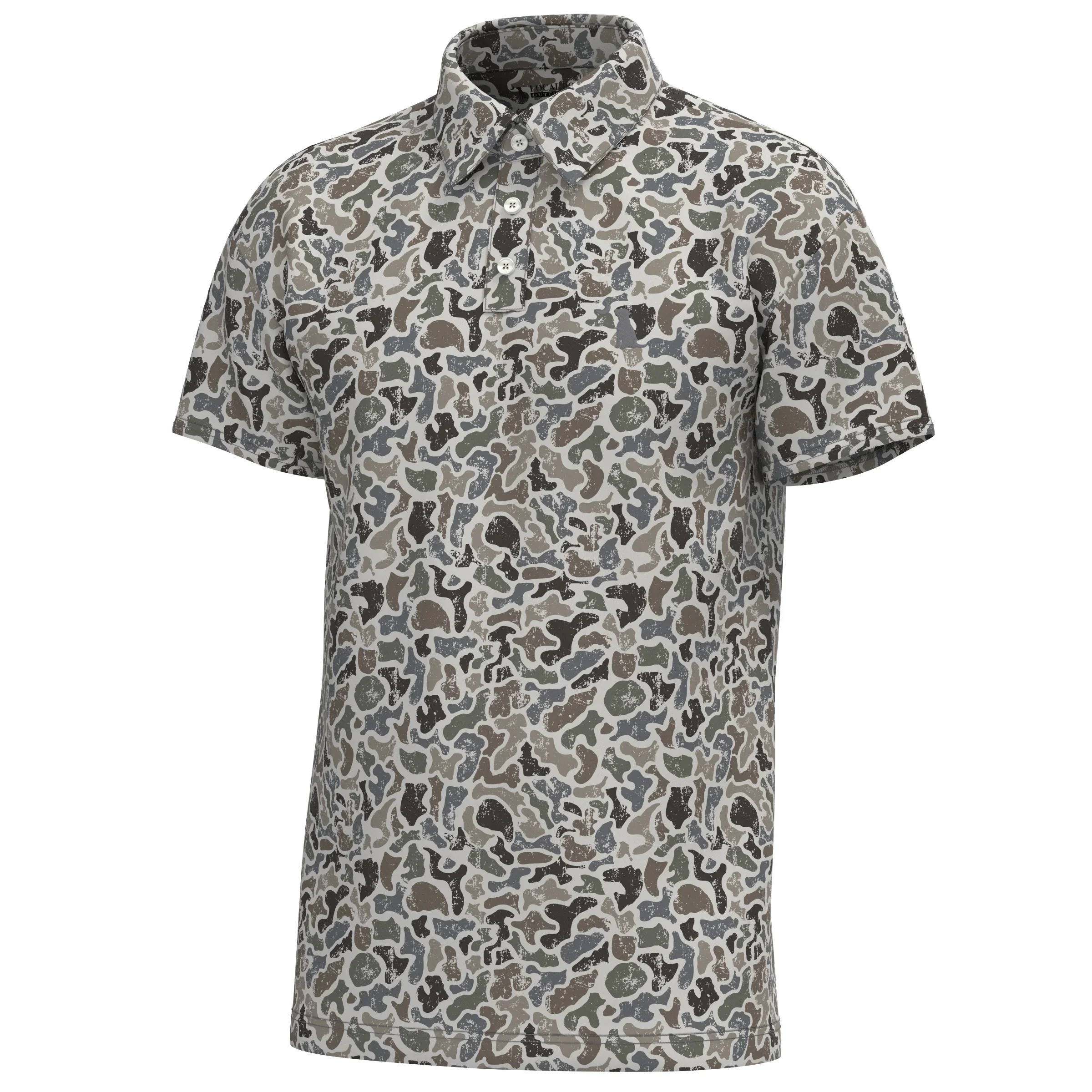 Local Boy Dirty Myrtle Polo in Distressed LCF - Image 2