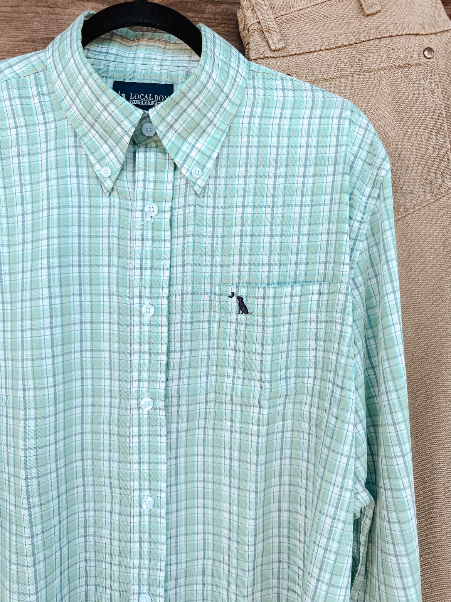 Local Boy Buffkin Dress Shirt in Sailor Blue - Image 2