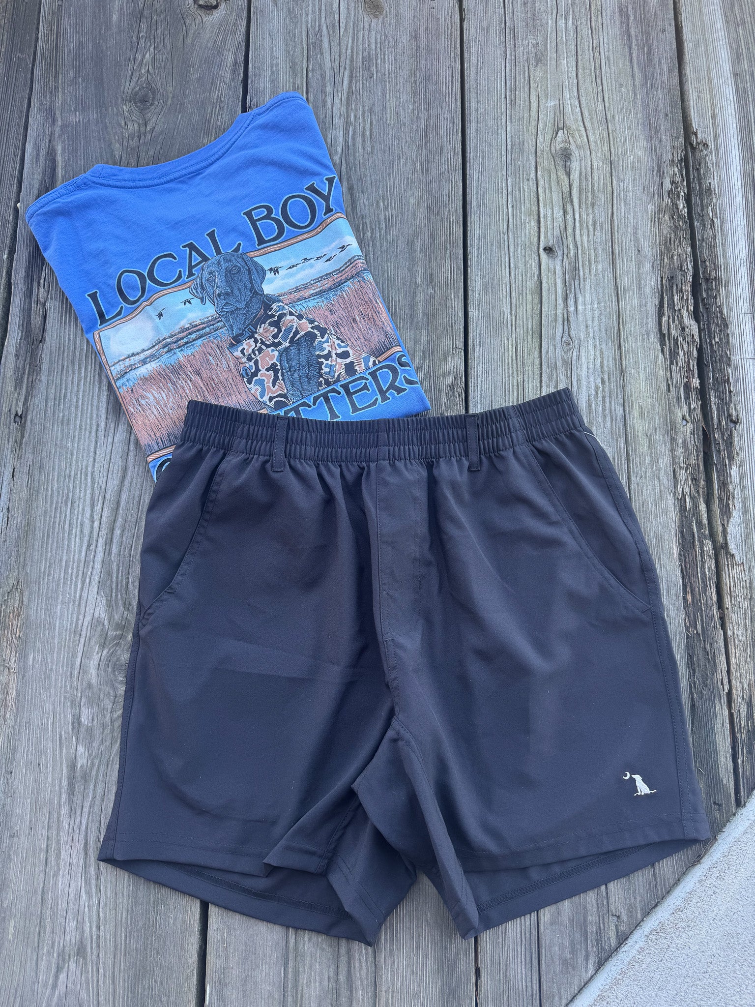 Men's Local Boy Outfitters Volley Shorts in Black