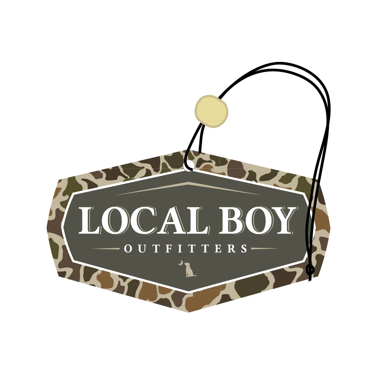 Local boy Vintage Emblem Air Freshener