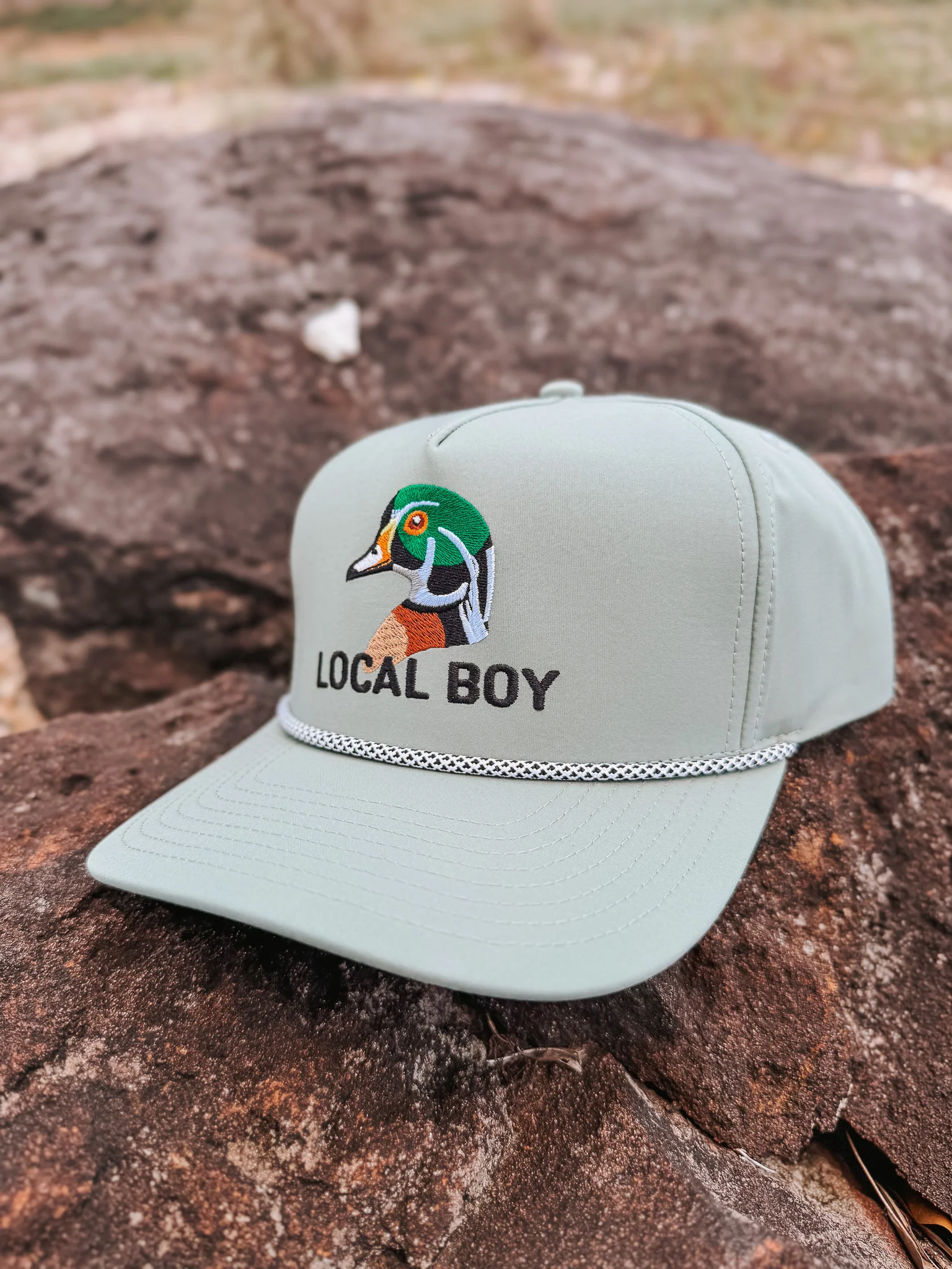 Local Boy Wood Duck Rope Cap - Image 3