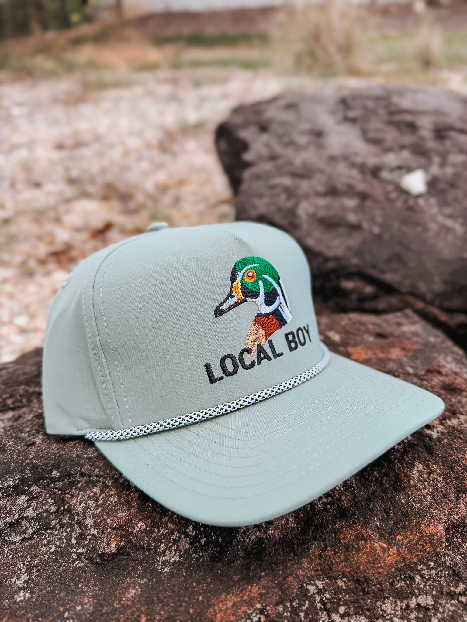 Local Boy Wood Duck Rope Cap - Image 4