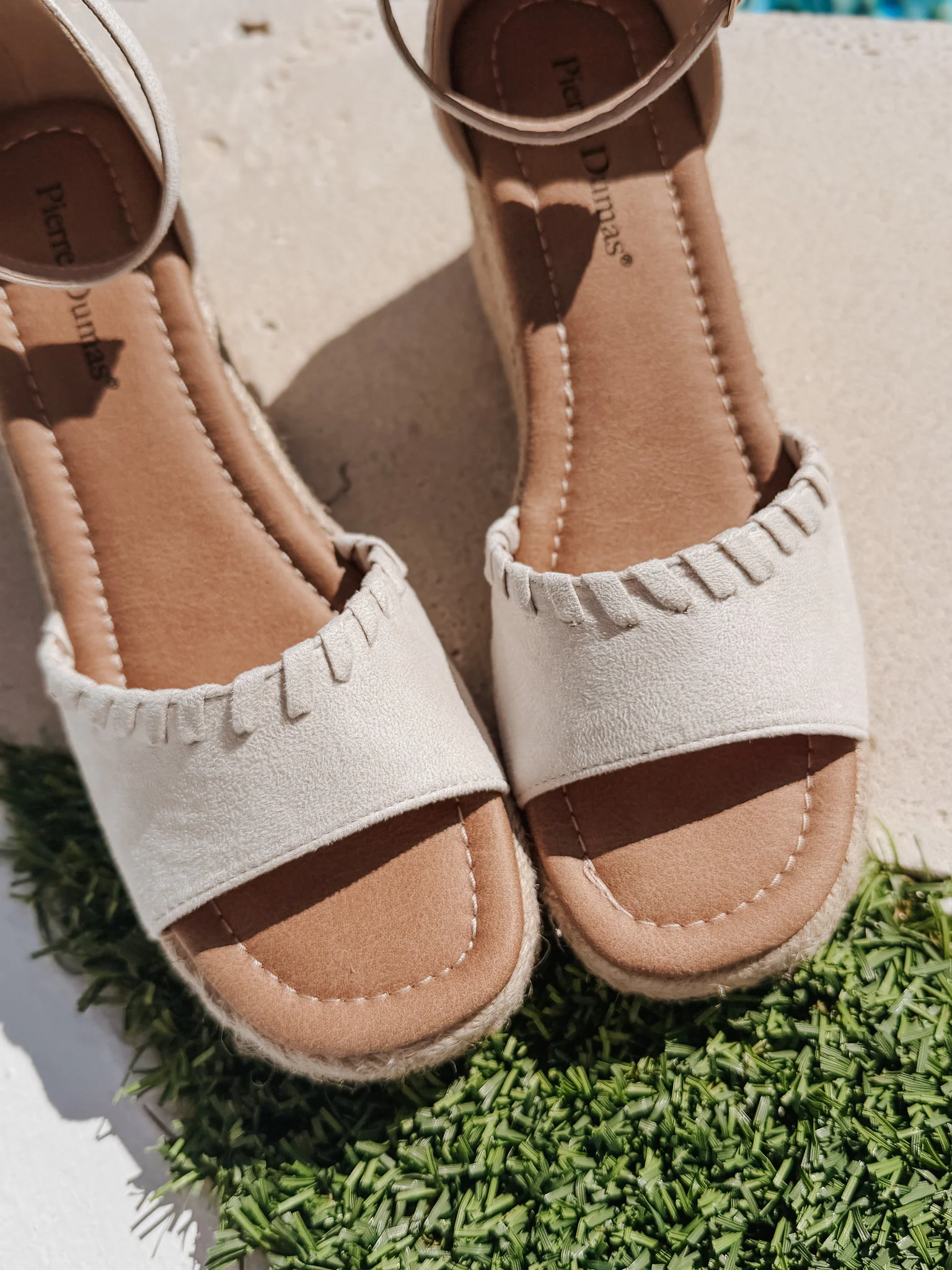 Seaside Stroll Wedges in Nude - Image 2