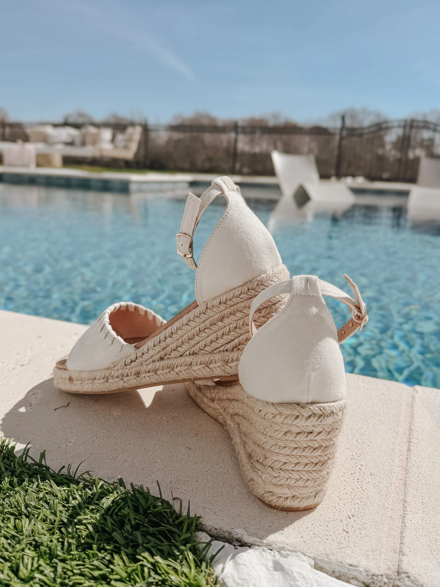 Seaside Stroll Wedges in Nude - Image 6
