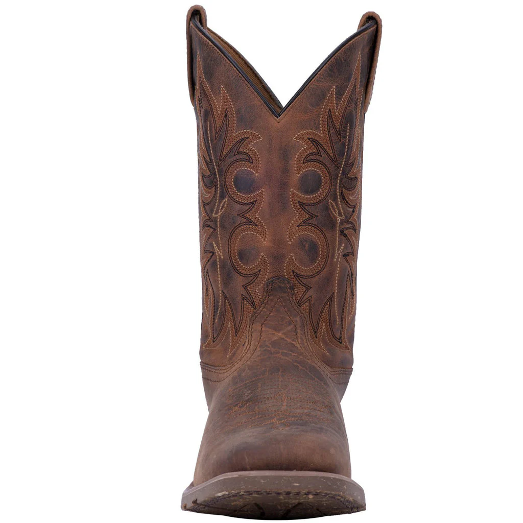 LAREDO MEN'S RUSTIC RANCHER STOCKMAN BOOTS - Image 4