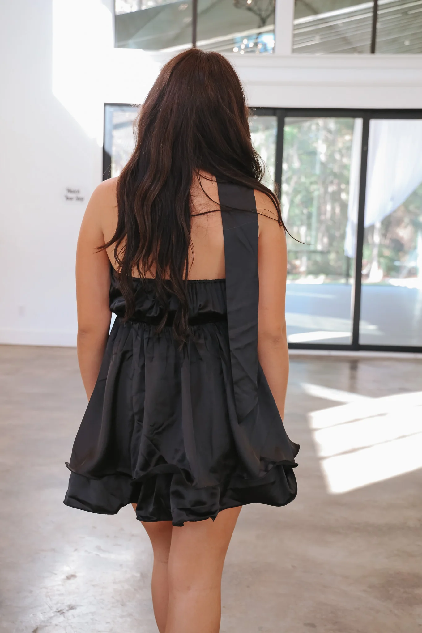 Champagne Chic Dress in Black - Image 3