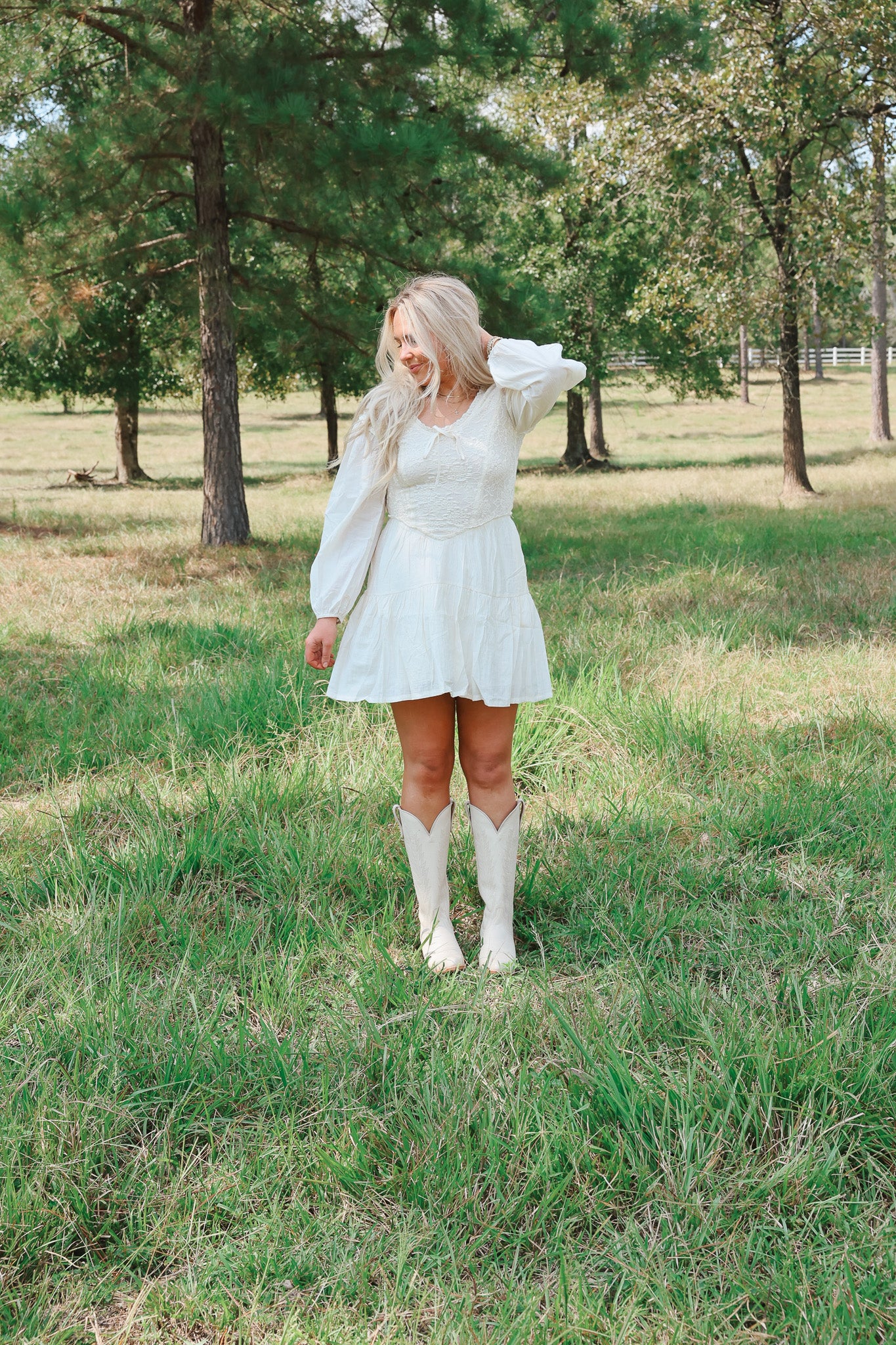 Sweet Sunset Cream Dress - Image 4
