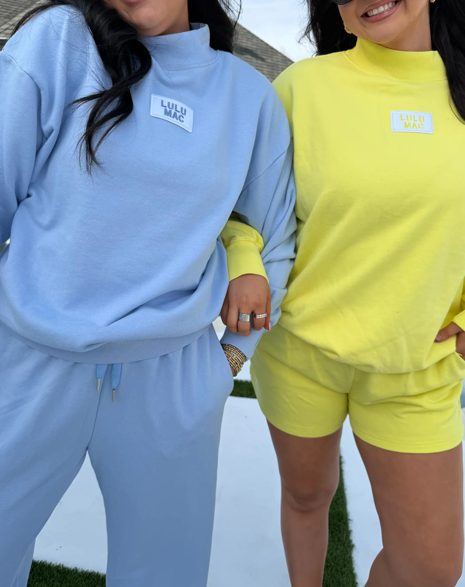 Lulu Mac Terry Cloth Mockneck in Yellow - Image 4