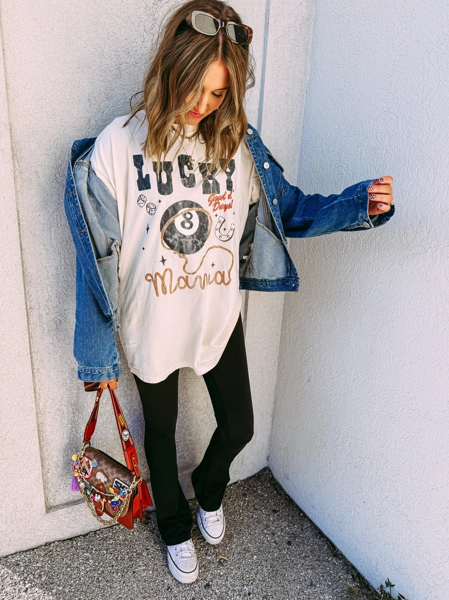 Lucky Mama Graphic Tee - Image 3