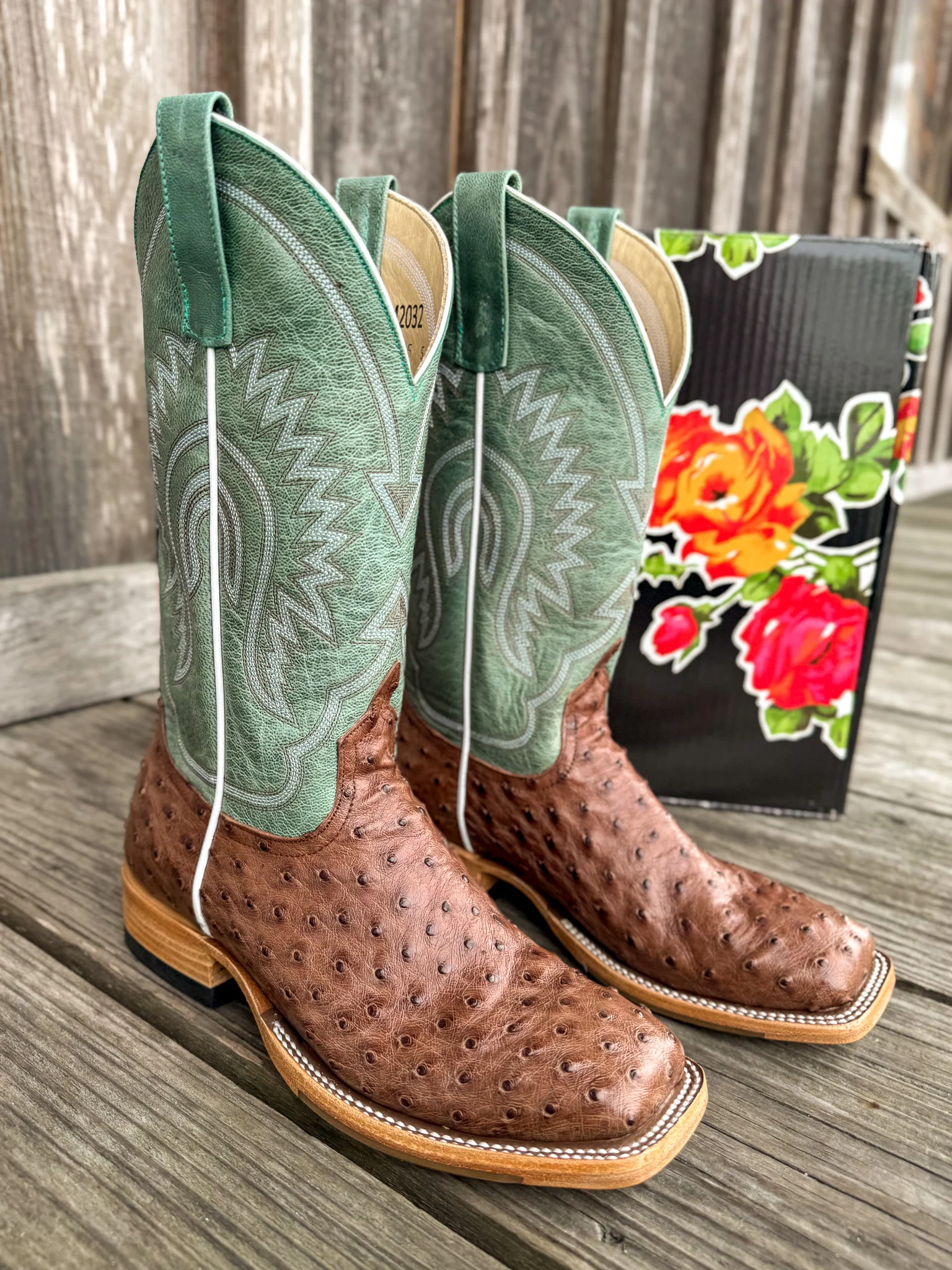 Macie Bean Women's Kango Tobac Full Quill Ostrich Boots - Image 7