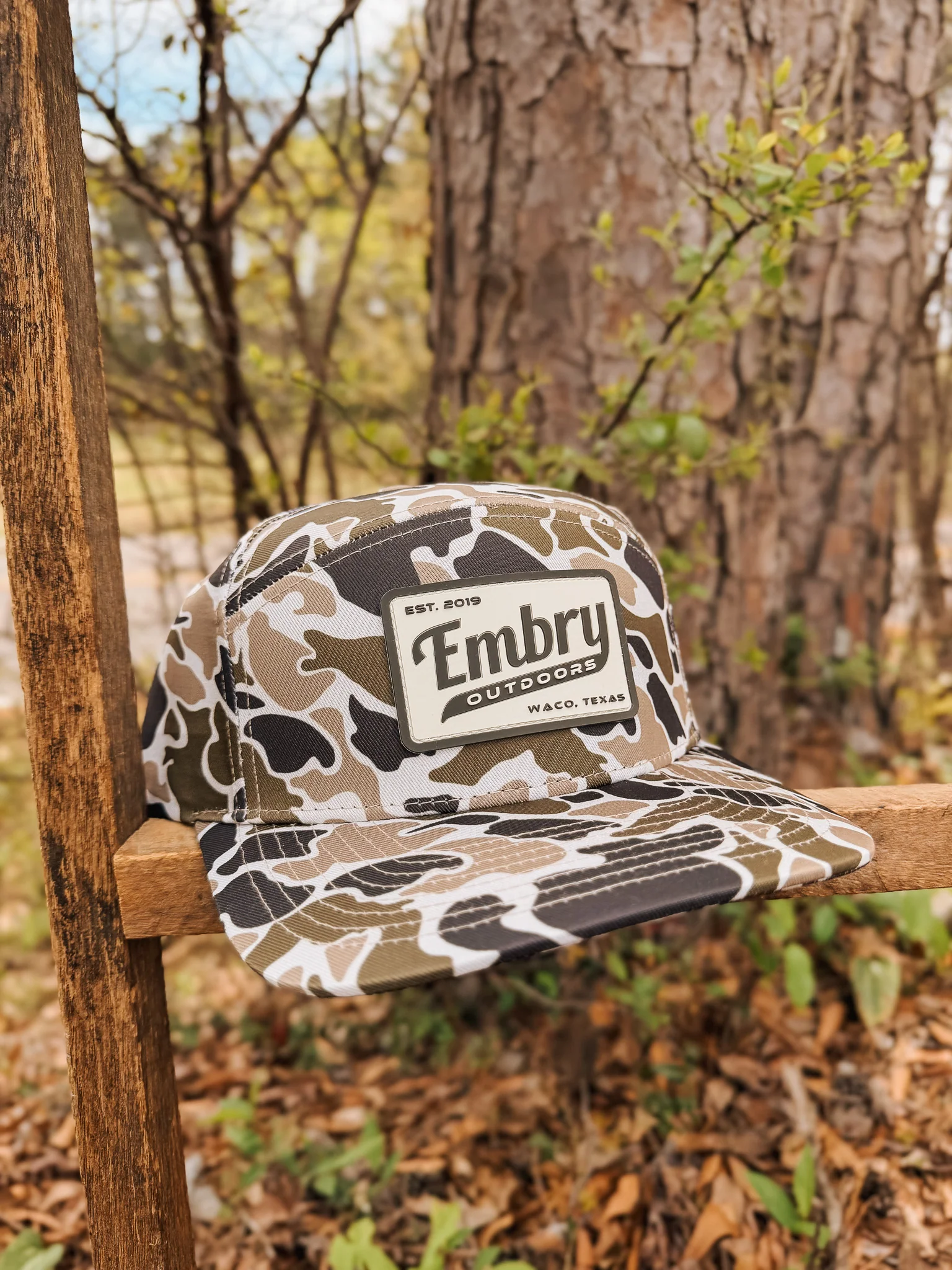 Embry Outdoors 6 Panel Hat - Marsh Duck Camo