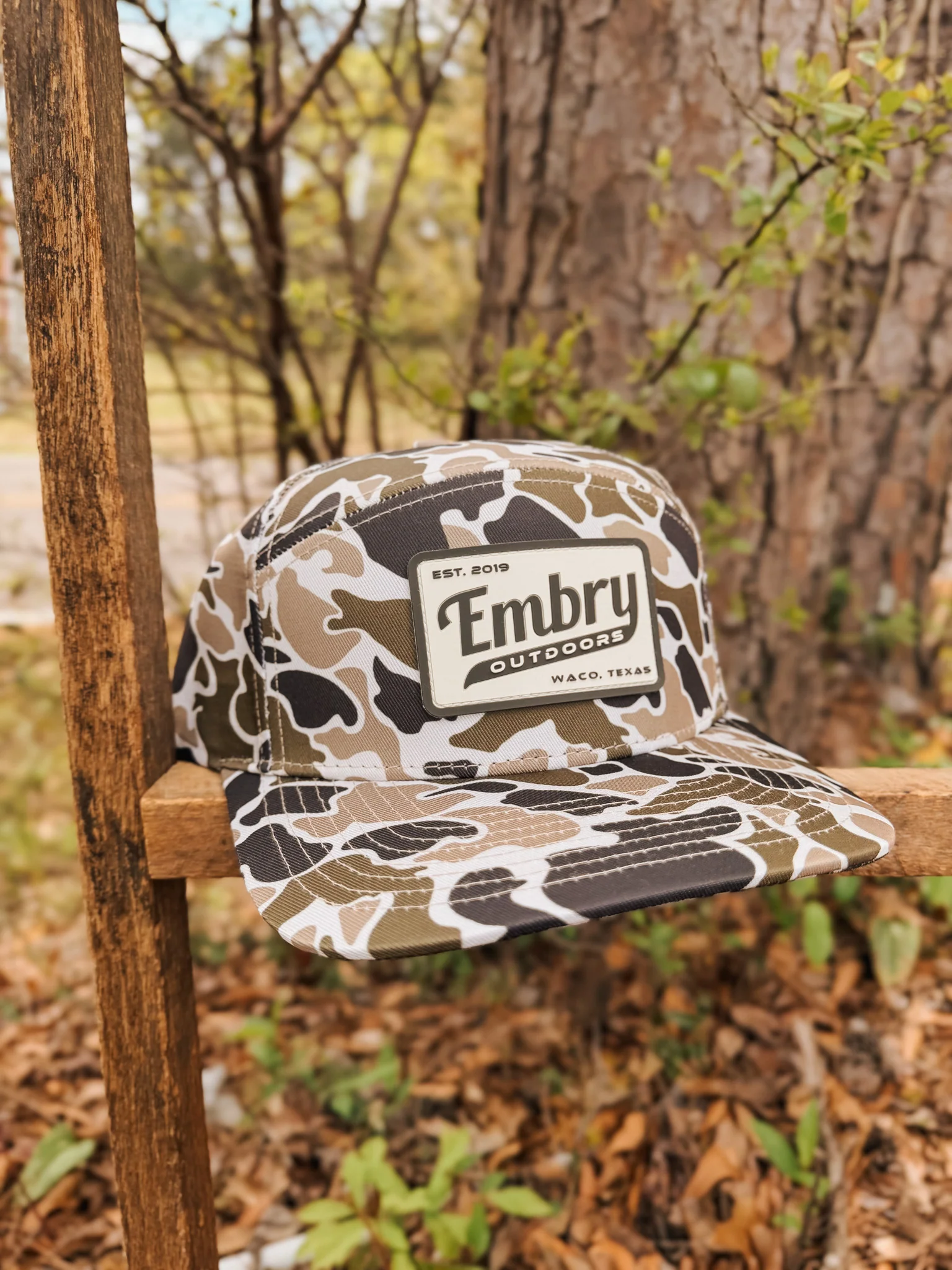 Embry Outdoors 6 Panel Hat - Marsh Duck Camo - Image 3