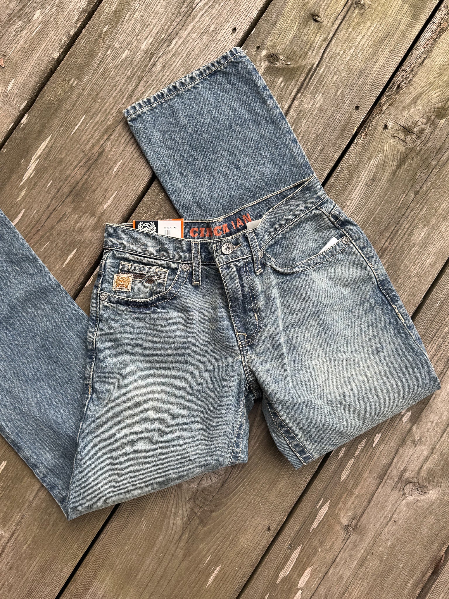 Men's Cinch Slim Fit Ian - Medium Stone Jeans - Image 6