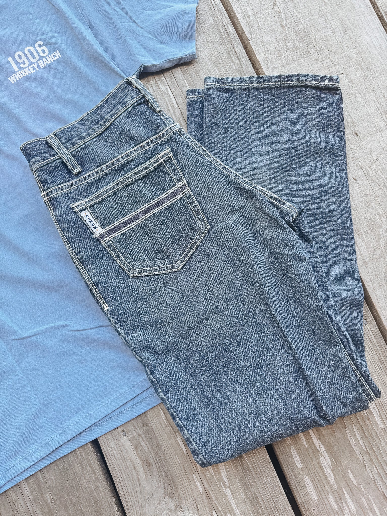 Men's Cinch Relaxed Fit White Label Dark Stone Jeans - Image 6