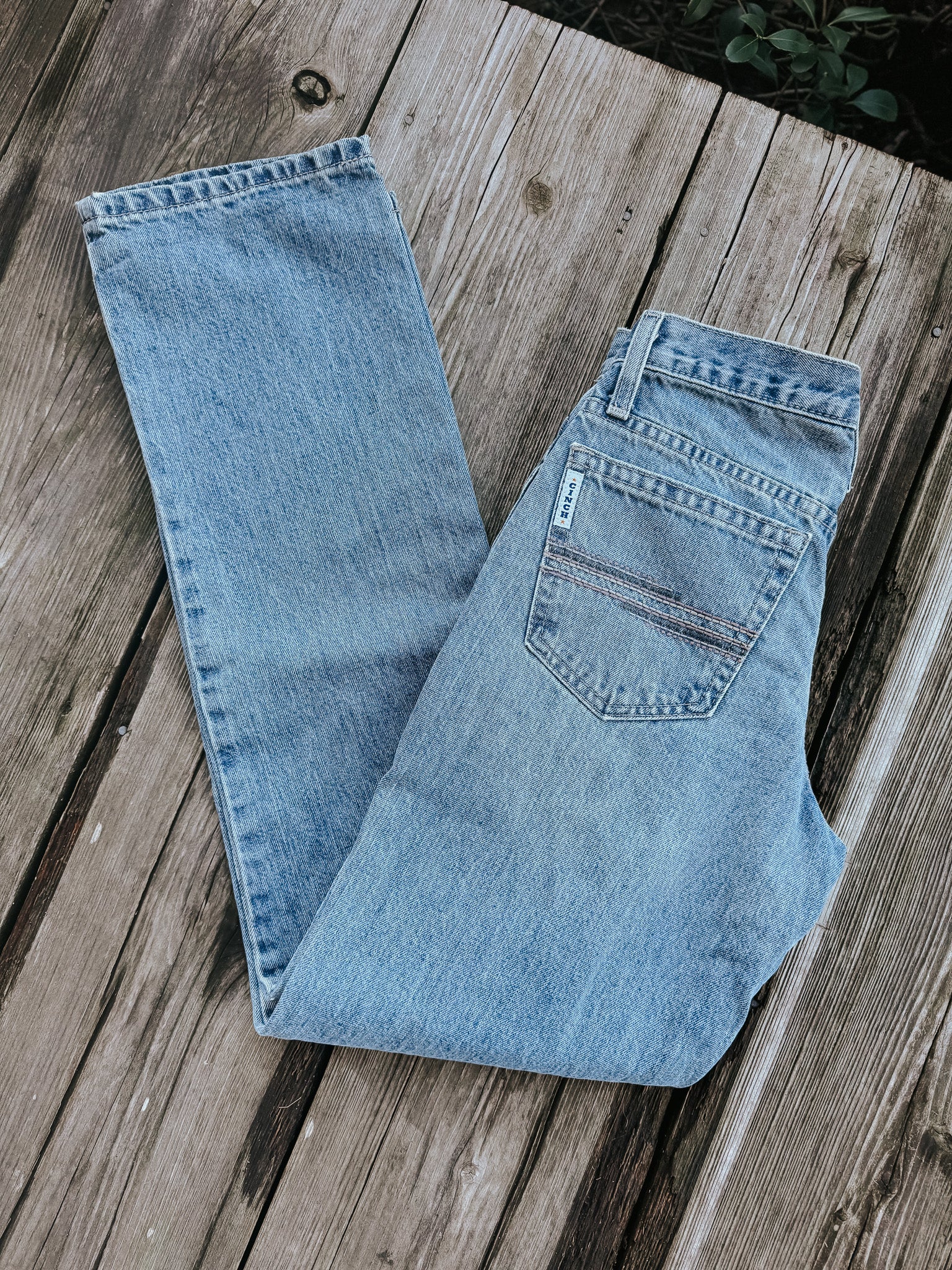 Men's Cinch Relaxed Fit White Label Jeans - Medium Stone - Image 4