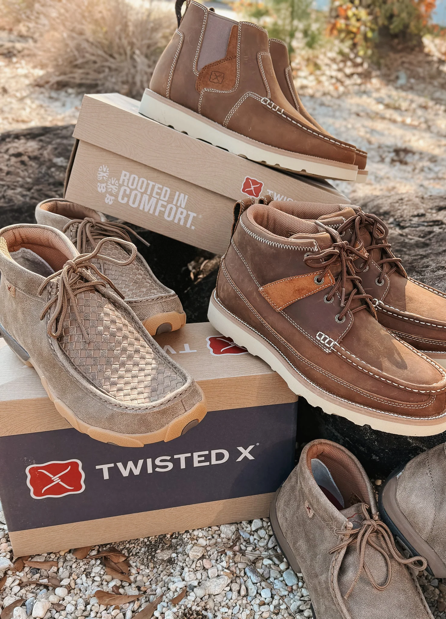 Men’s Twisted X 4″ Wedge Sole Boots / Lace Up Shoes - Image 12