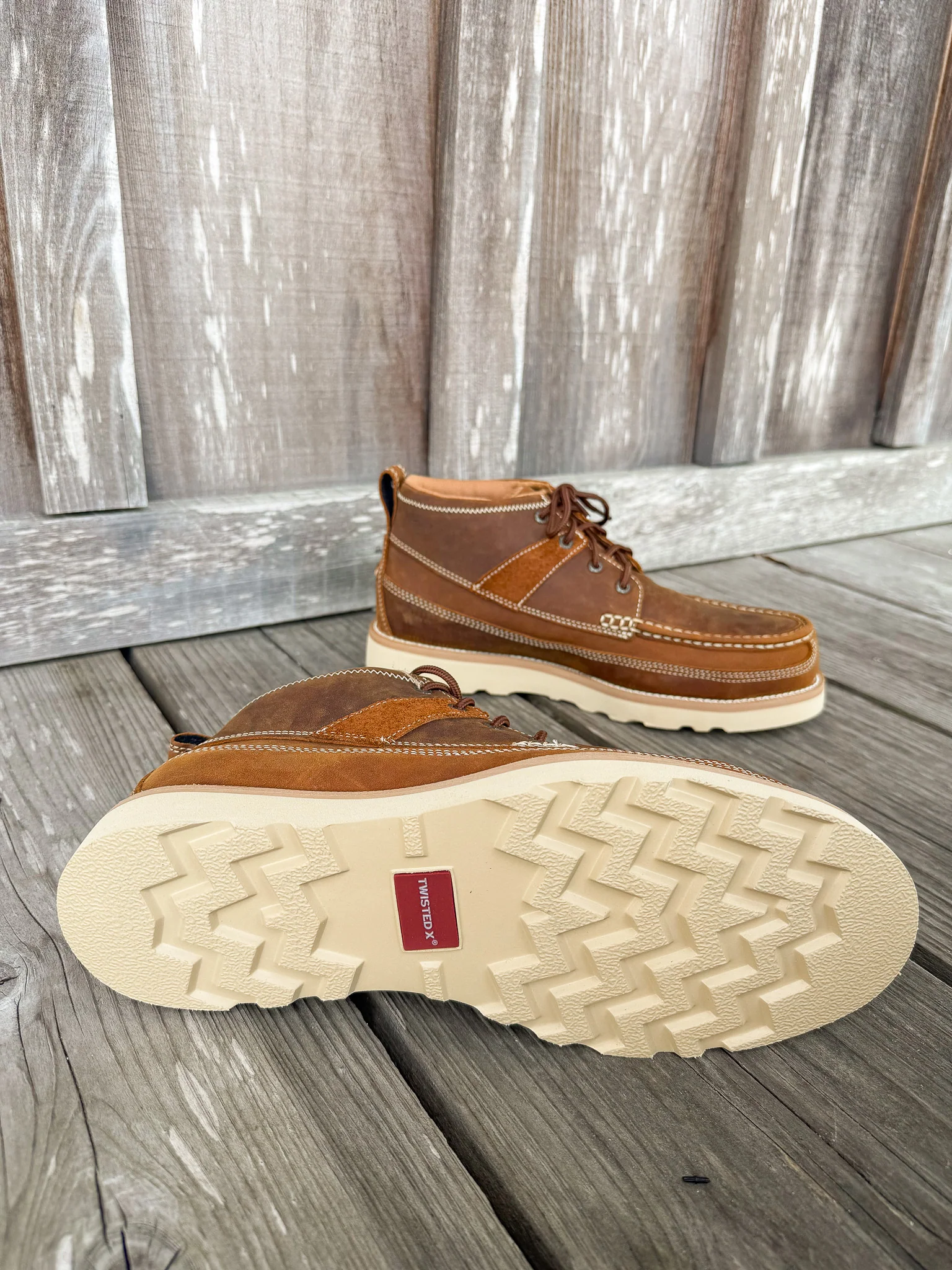 MEN'S TWISTED X 4" WORK WEDGE SOLE STEEL TOE BOOT - Image 4