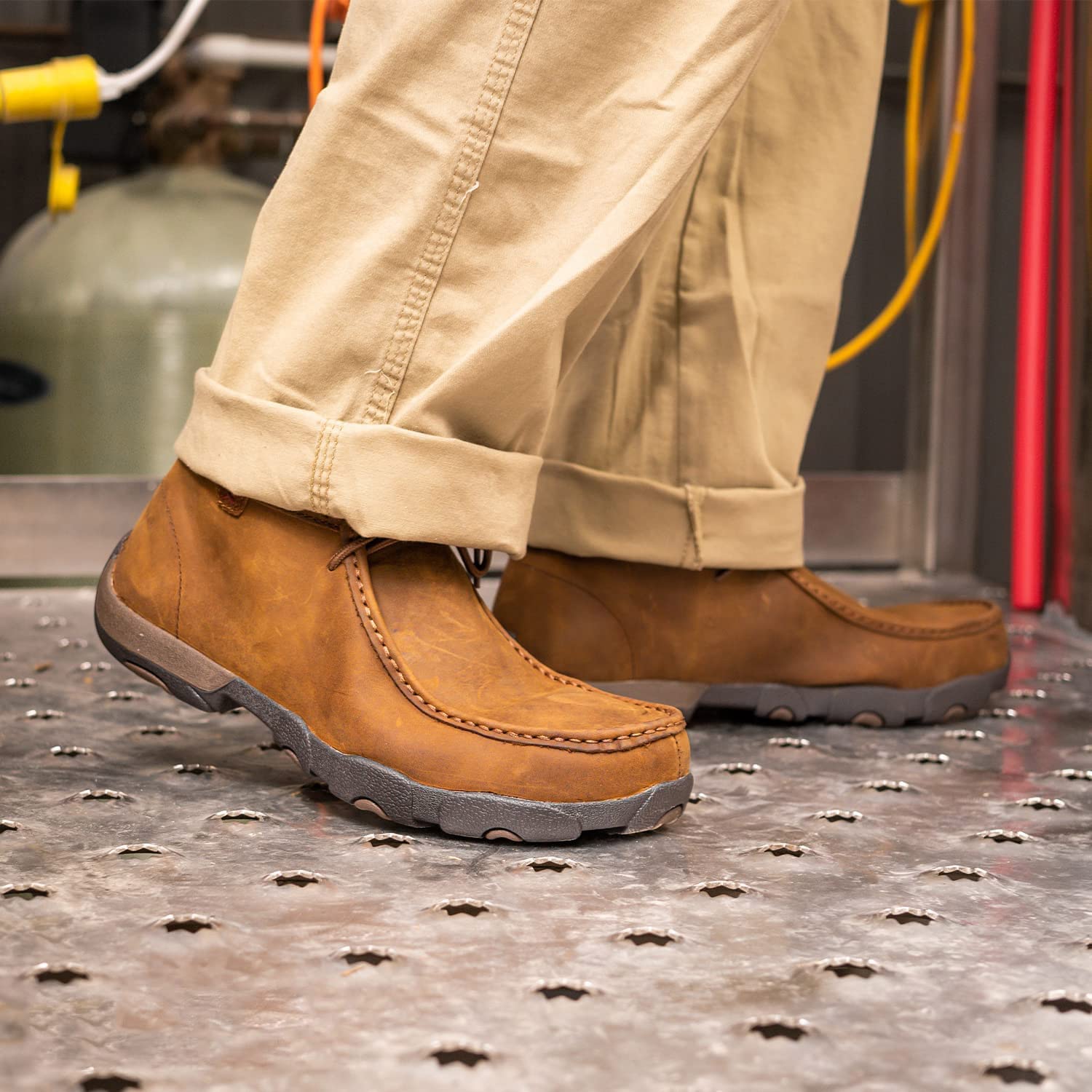 Men’s Twisted X Work Steel Toe Chukka Driving Moc - Image 6