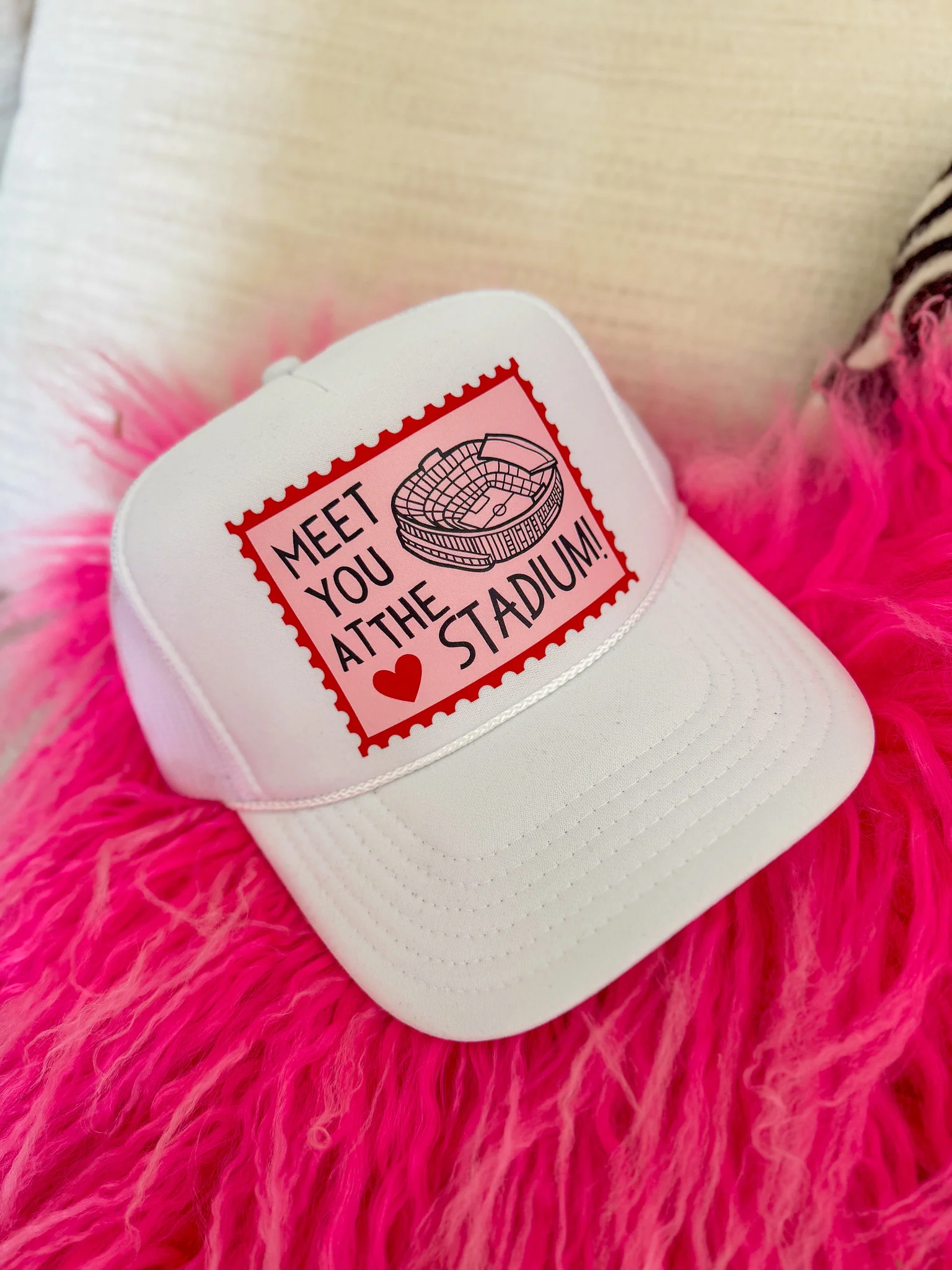 Meet You At The Stadium Trucker Hat - Image 9