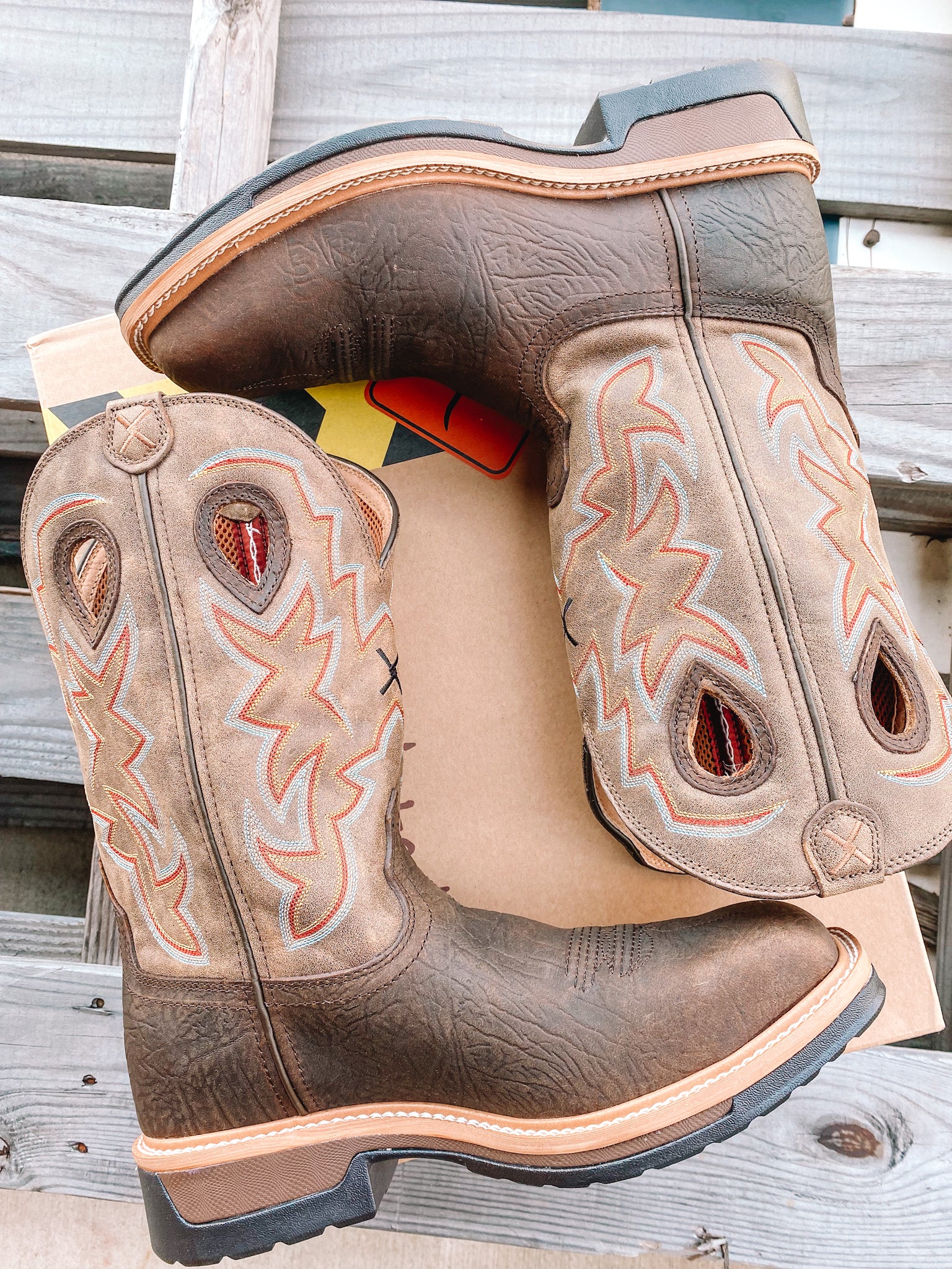 MEN'S TWISTED X ALLOY TOE WESTERN WORK BOOT - Image 5