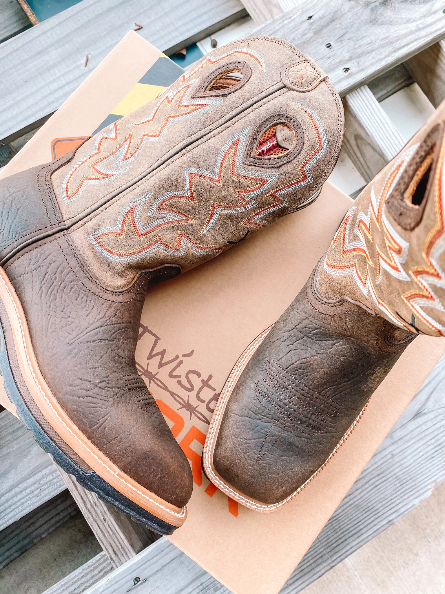 MEN'S TWISTED X ALLOY TOE WESTERN WORK BOOT - Image 6