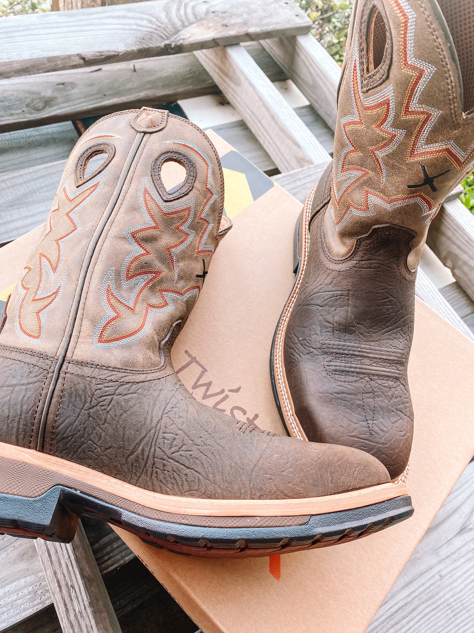 MEN'S TWISTED X ALLOY TOE WESTERN WORK BOOT - Image 7