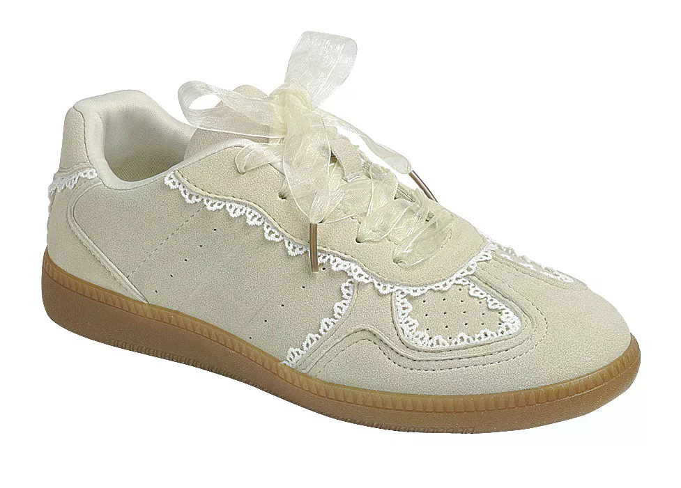 Run the Show Beige Sneakers - Image 12