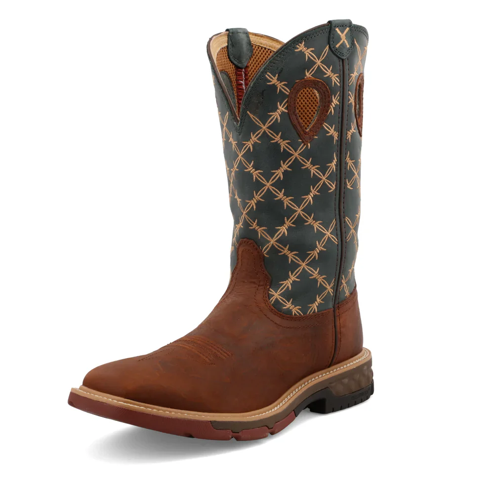 Men's Twisted X Western Work Boot with Cell Stretch - Image 4