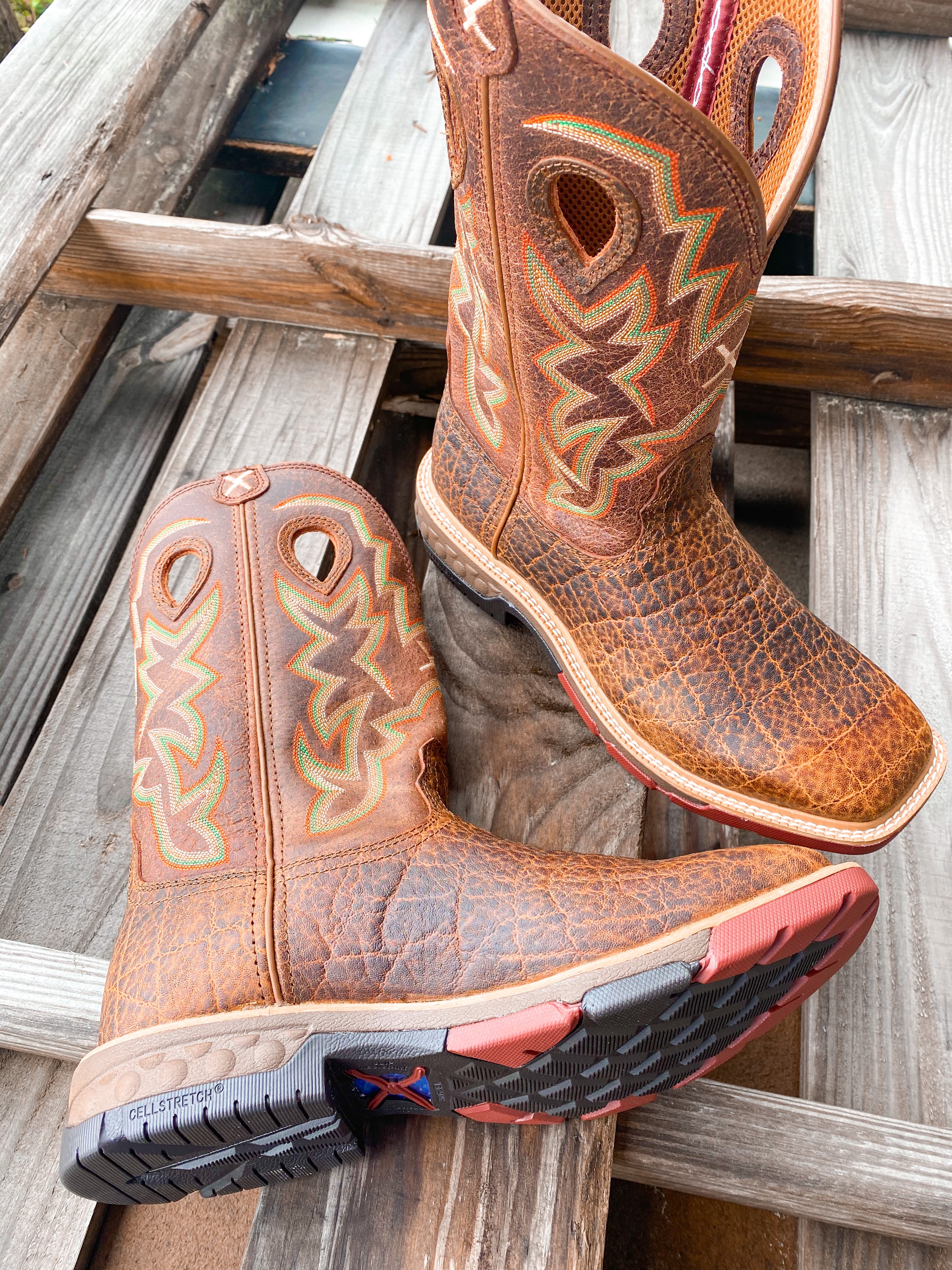 TWISTED X WESTERN WORK BOOT WITH CELLSTRETCH - Image 6