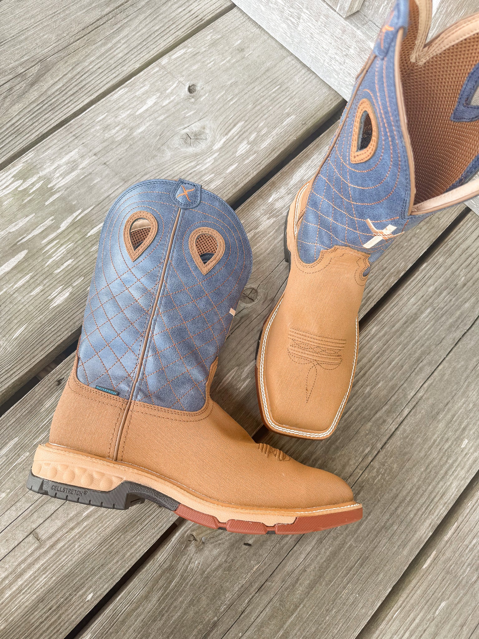 Men's Twisted X 12" WATERPROOF Alloy Toe Work Boot - Image 3