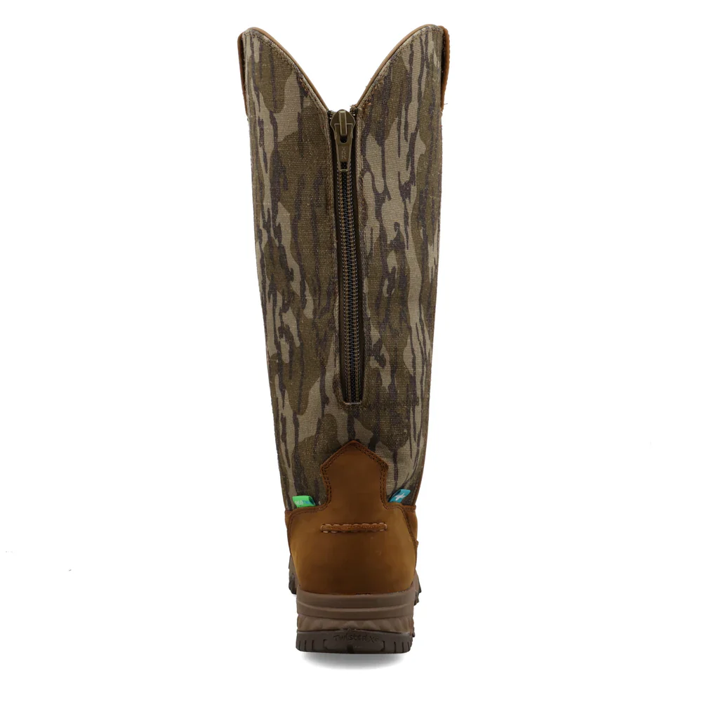 Men's Twisted X Mossy Oak Camo Waterproof Viperguard Round Moc Toe Snake Boots - Image 4