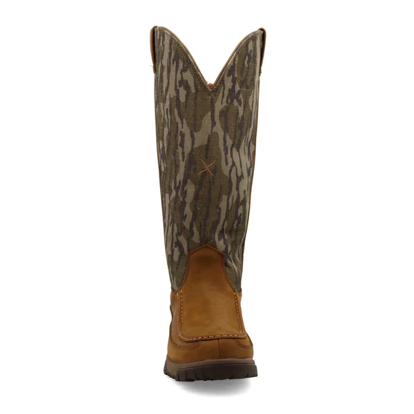 Men's Twisted X Mossy Oak Camo Waterproof Viperguard Round Moc Toe Snake Boots - Image 5