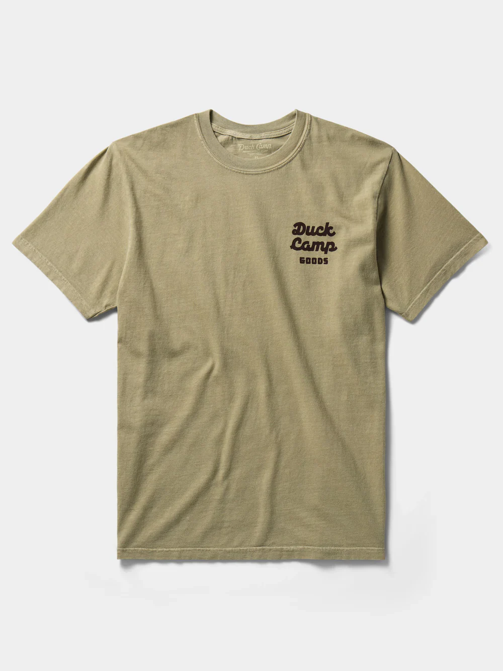 Men's Duck Camp DC Shop Vintage Khaki T-Shirt - Image 5