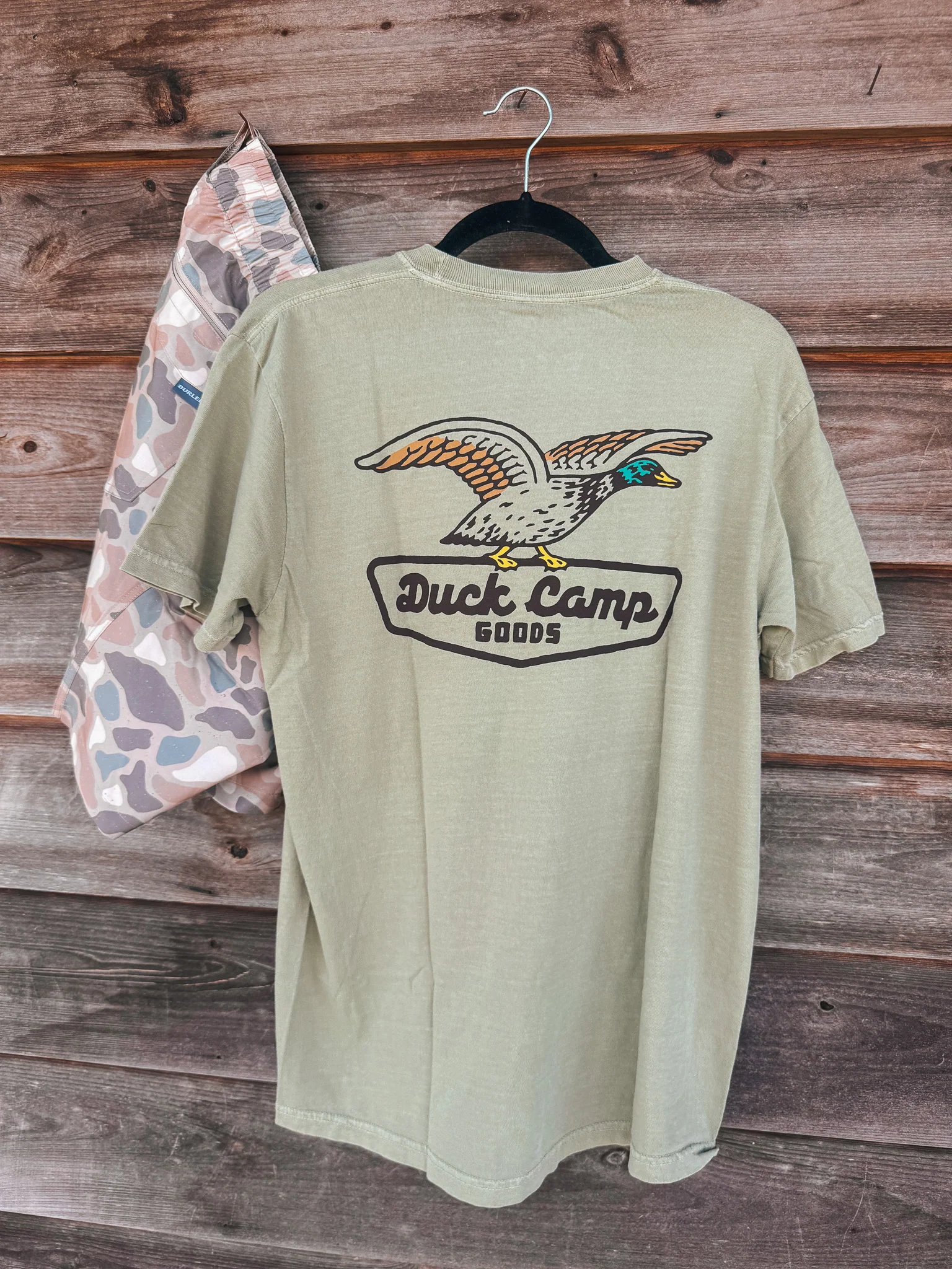 Men's Duck Camp DC Shop Vintage Khaki T-Shirt - Image 8
