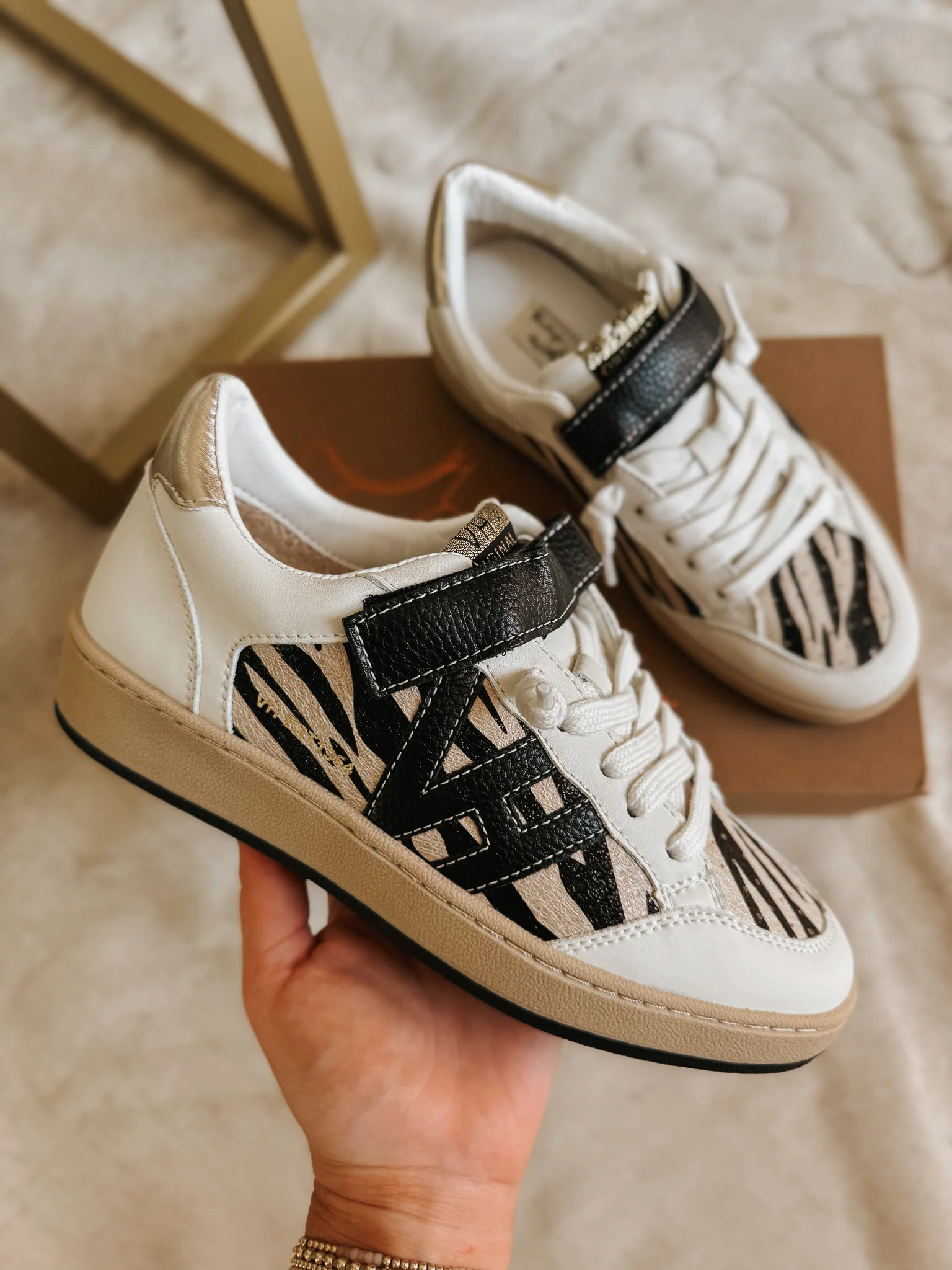 Vintage Havana Next 11 White Zebra Sneakers - Image 8