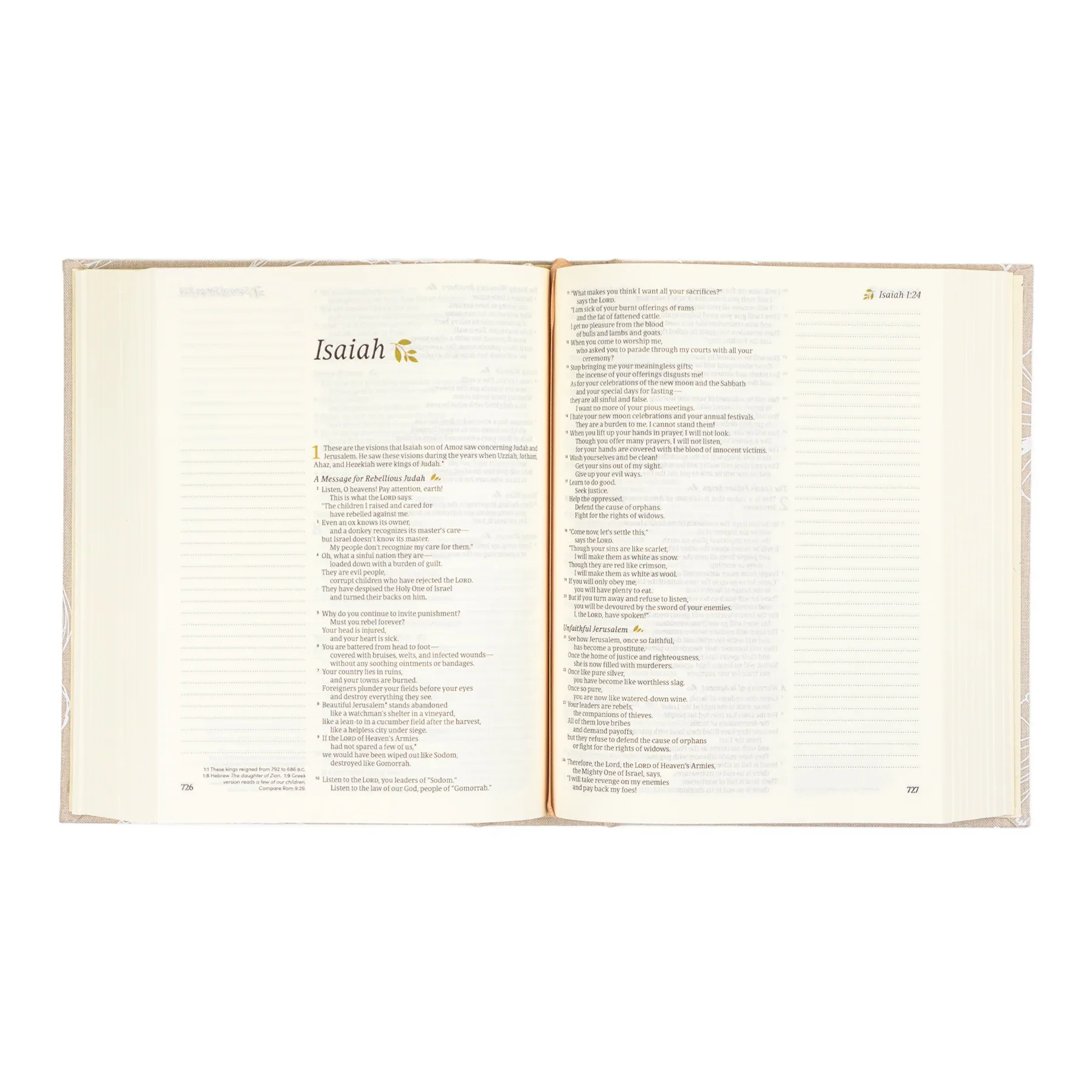Hosanna Revival NLT Notetaking Bible: Cordova Theme - Image 11
