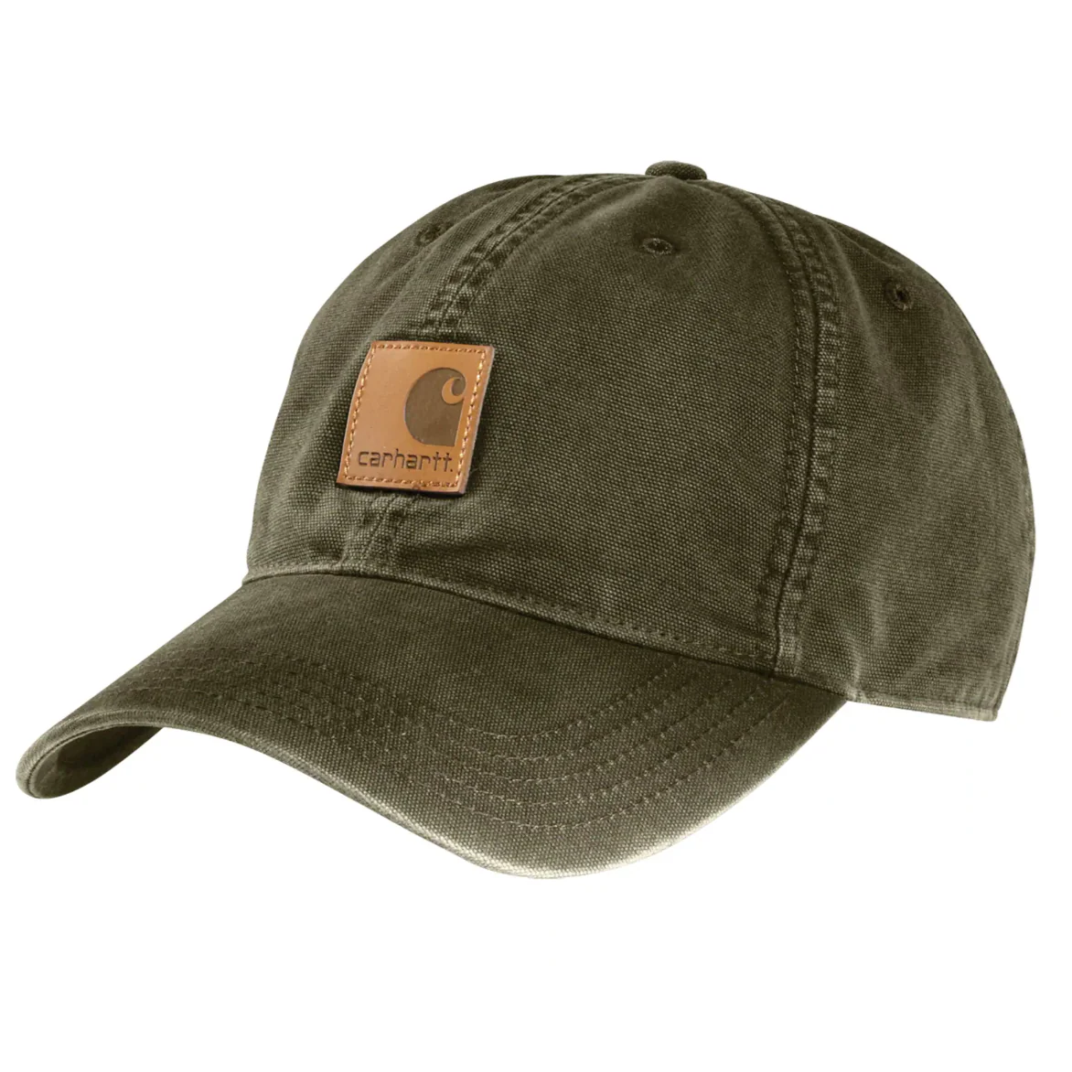 Carhartt Canvas Cap In Army Green