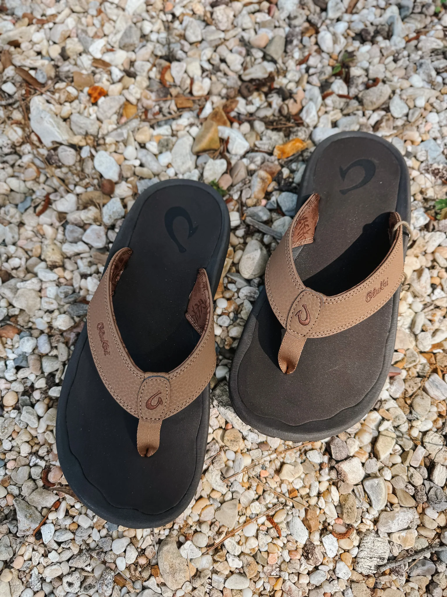 Men's Olukai Ohana Sandals in Tan/Java - Image 13